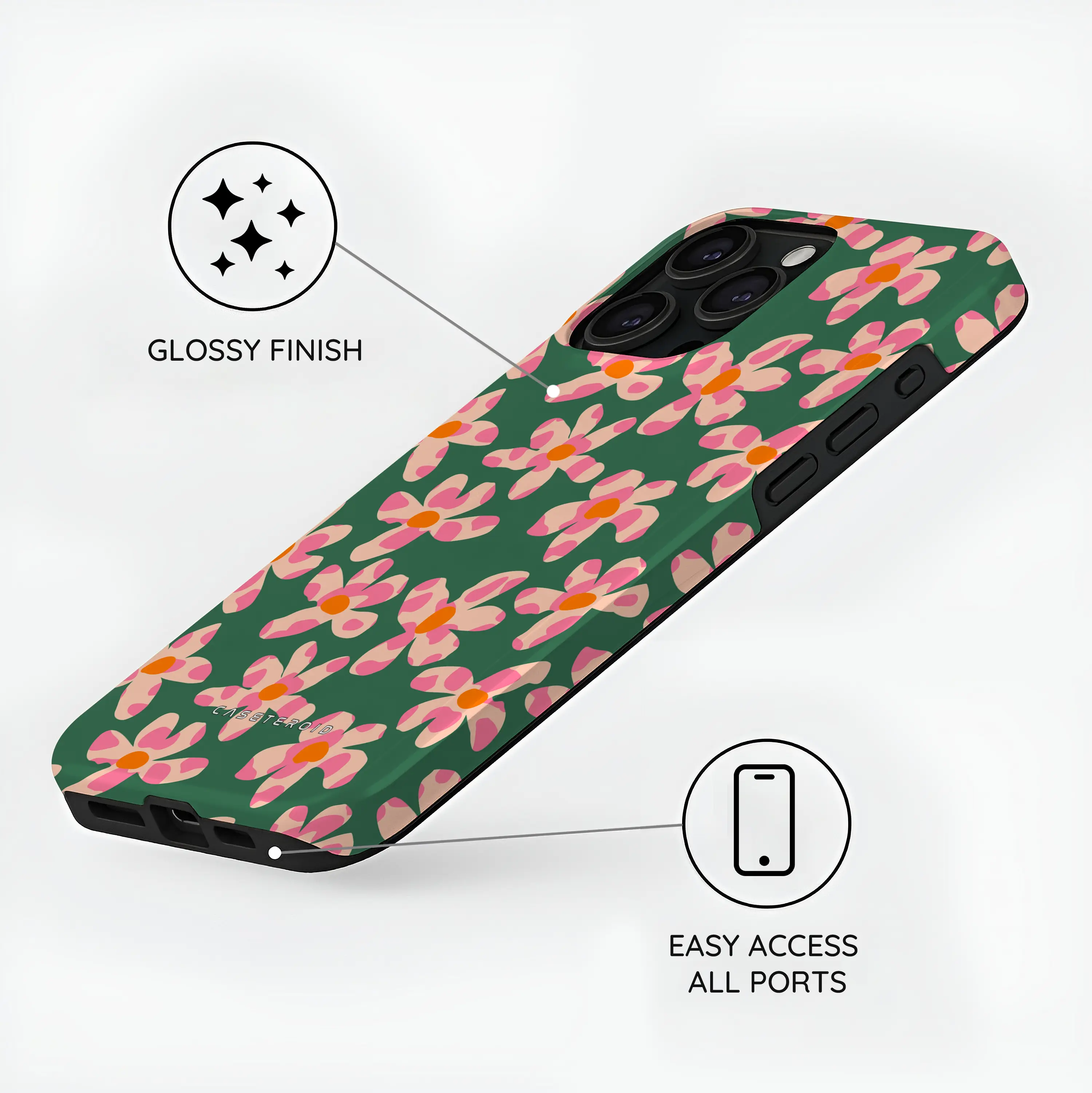 Tropic Blush - iPhone 15 Pro Case