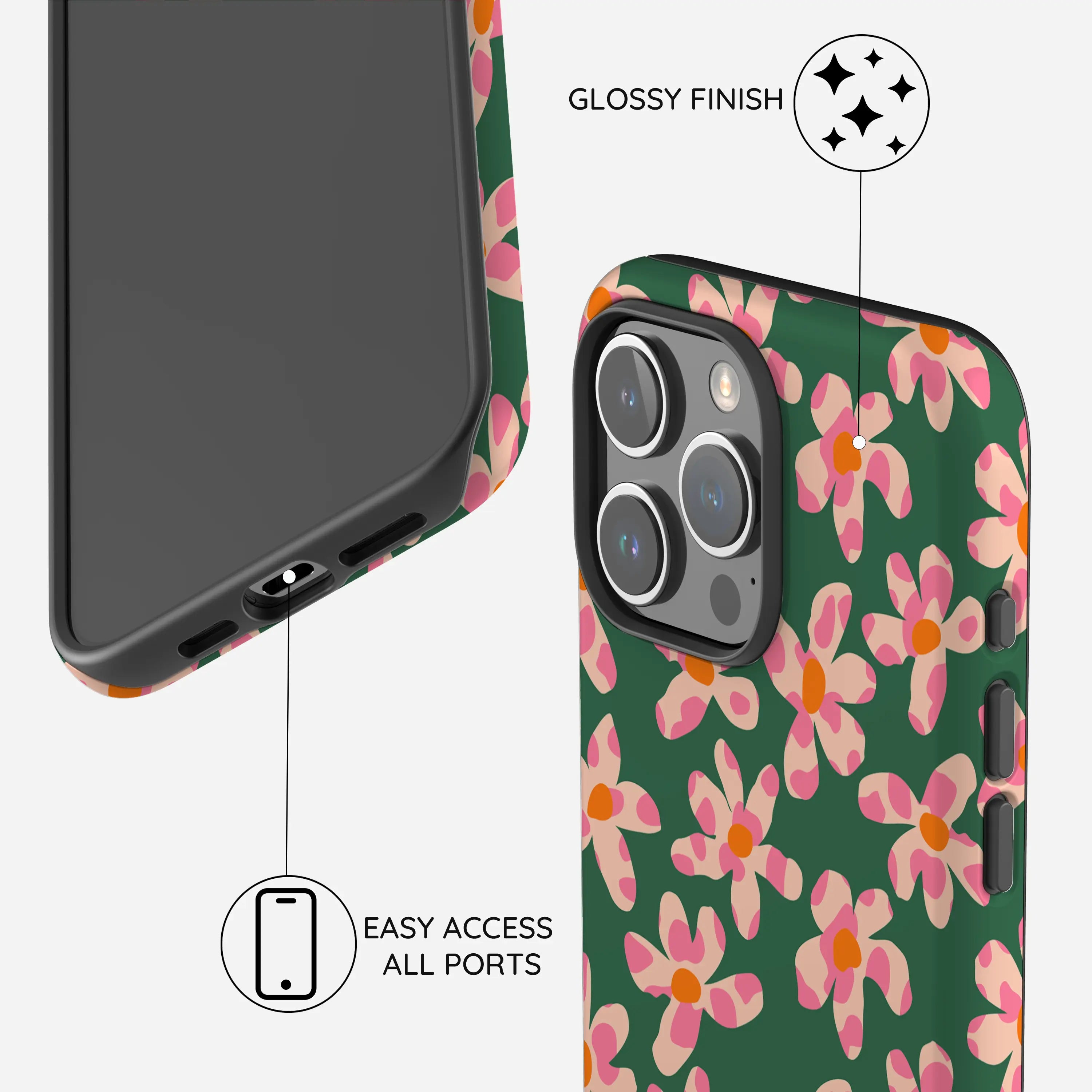 Tropic Blush - iPhone 15 Pro Case
