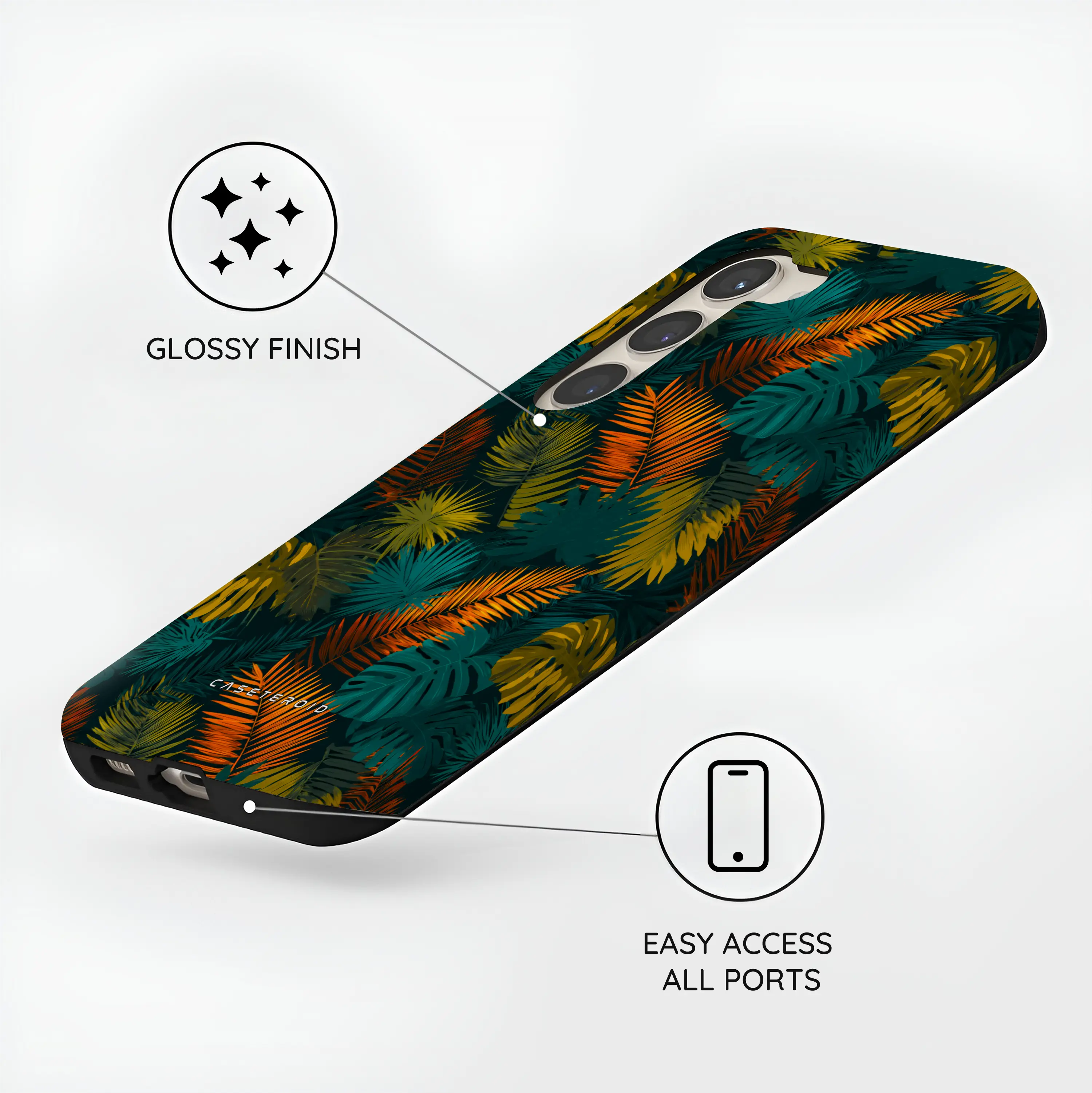 Tropico Noir - Samsung Galaxy S23 Case