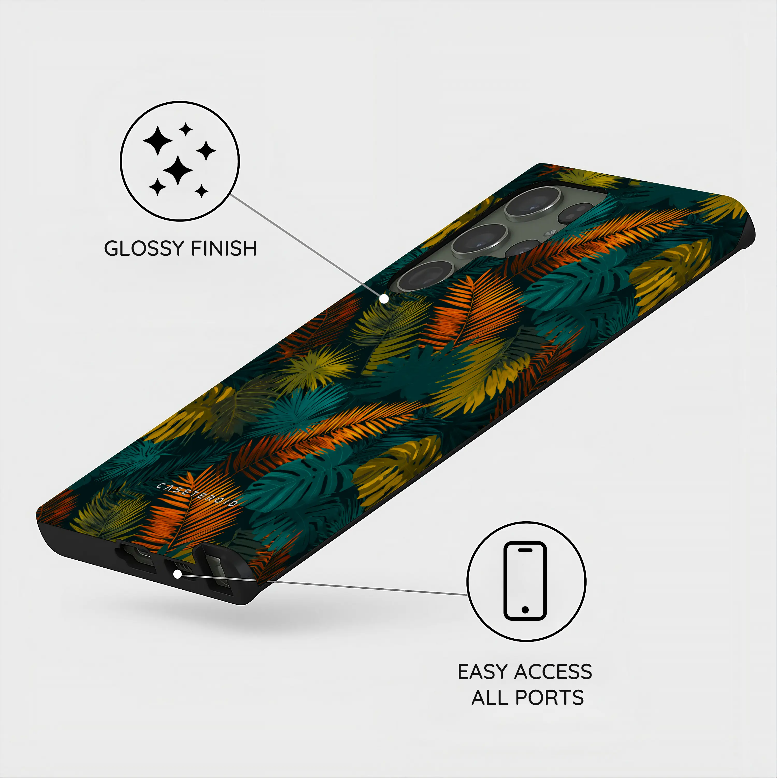 Tropico Noir - Samsung Galaxy S23 Ultra Case