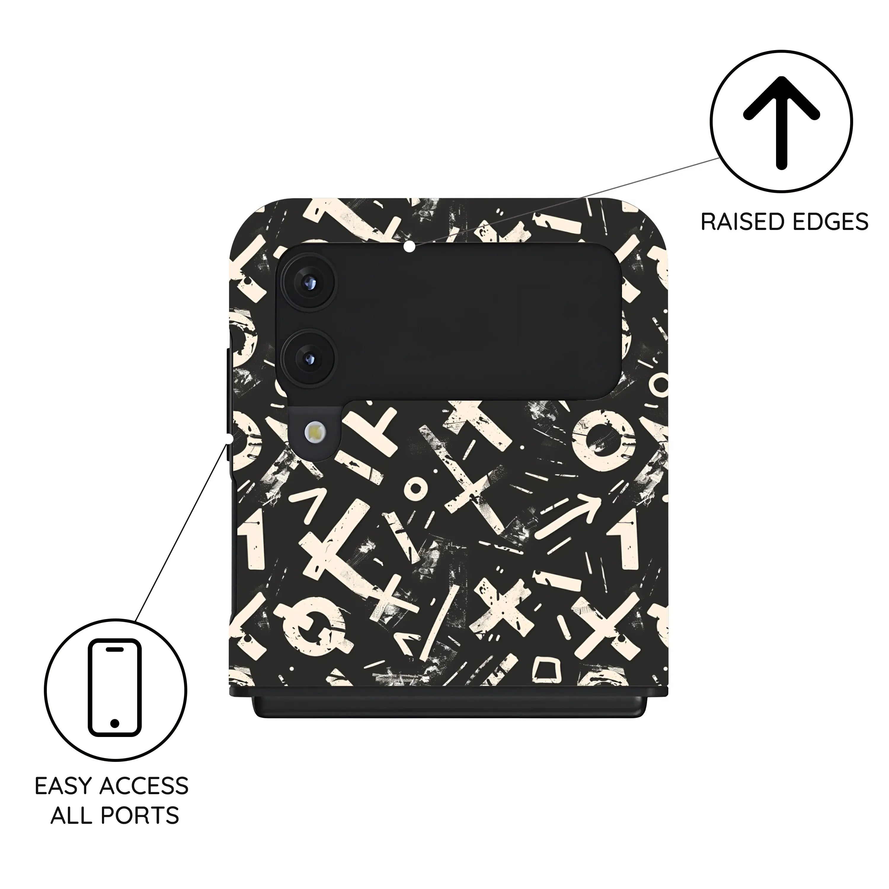 Urban Chaos - Samsung Galaxy Z Flip 4 Case