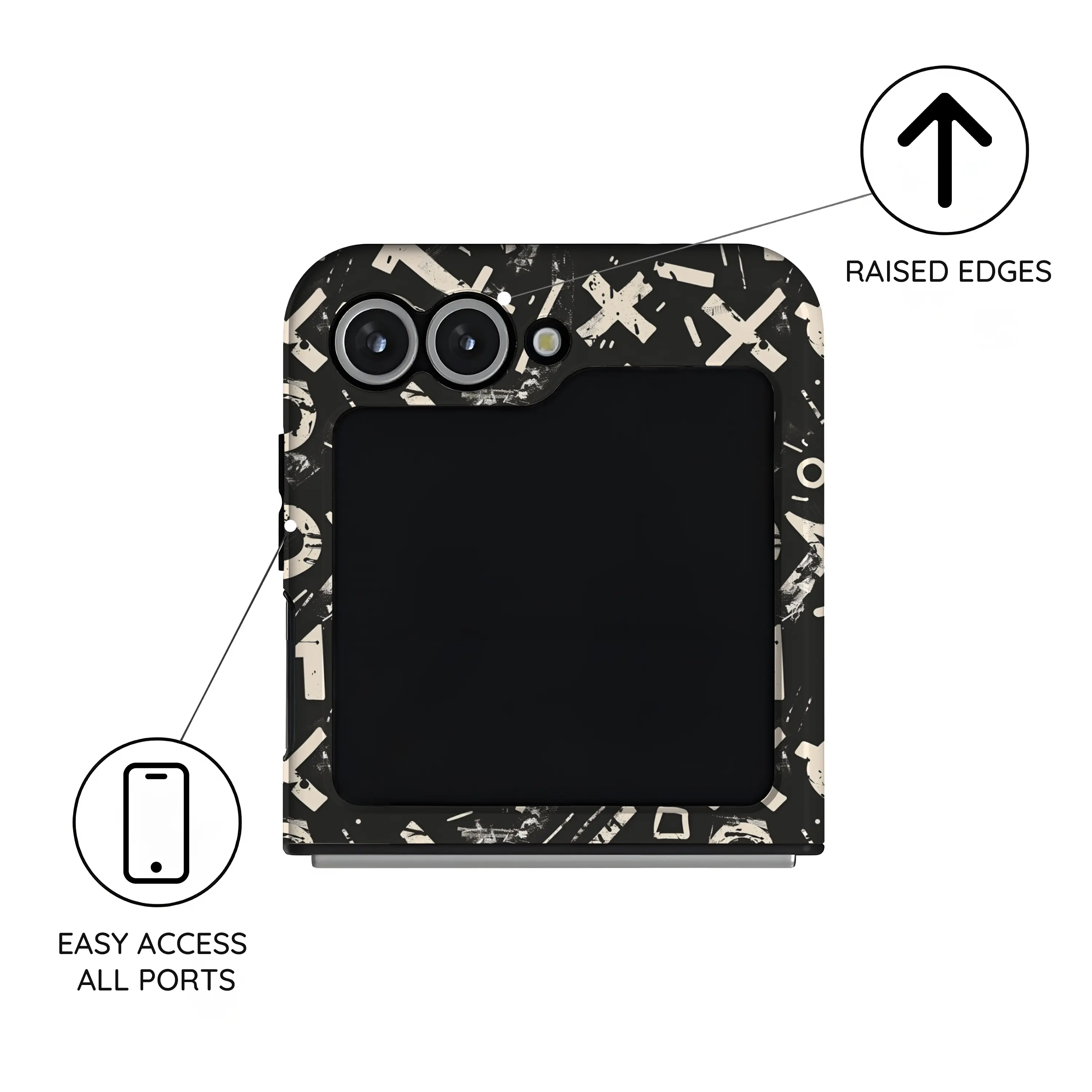 Urban Chaos - Samsung Galaxy Z Flip 6 Case