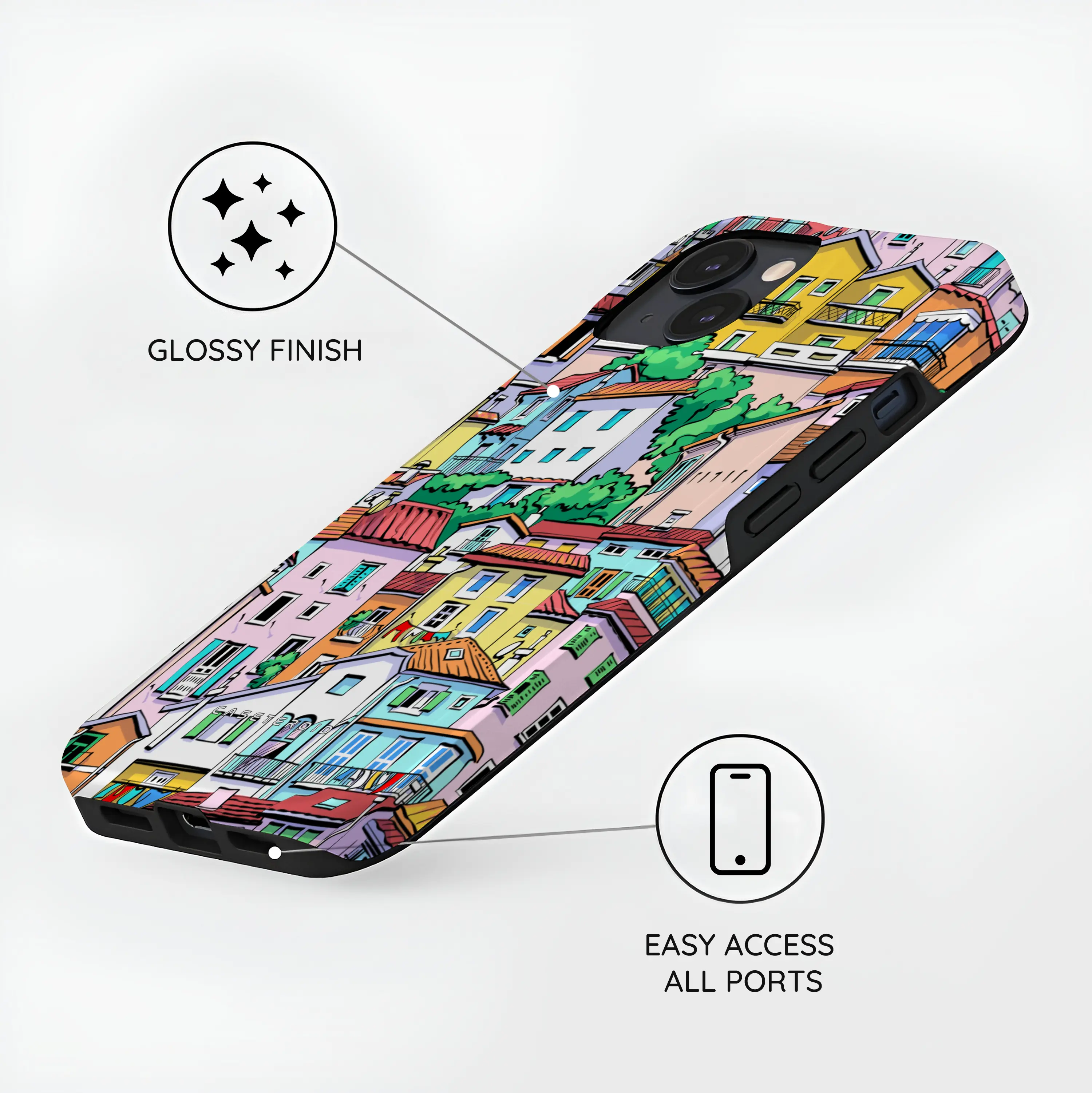 Urban Mosaic - iPhone 14 Case