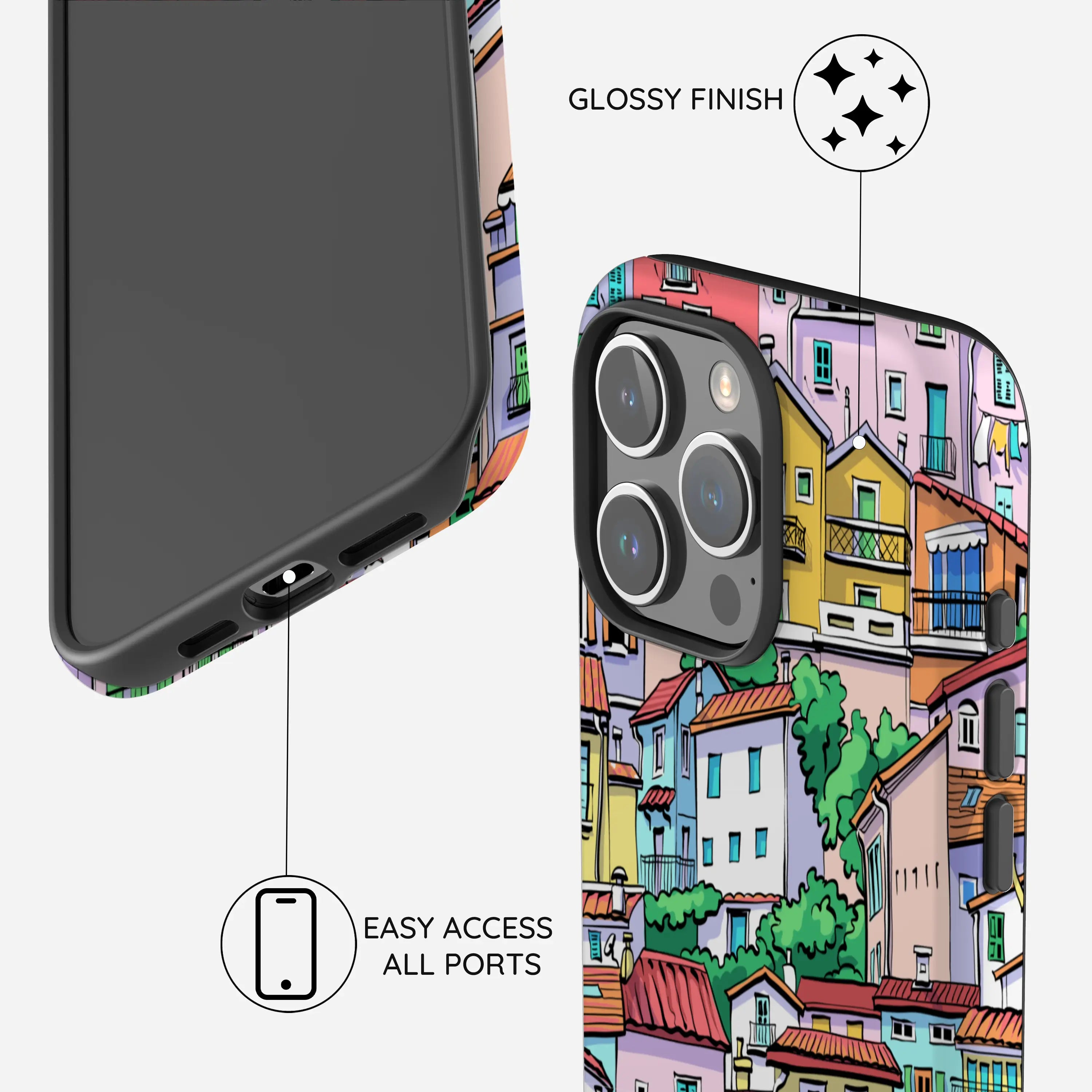 Urban Mosaic - iPhone 15 Pro Case