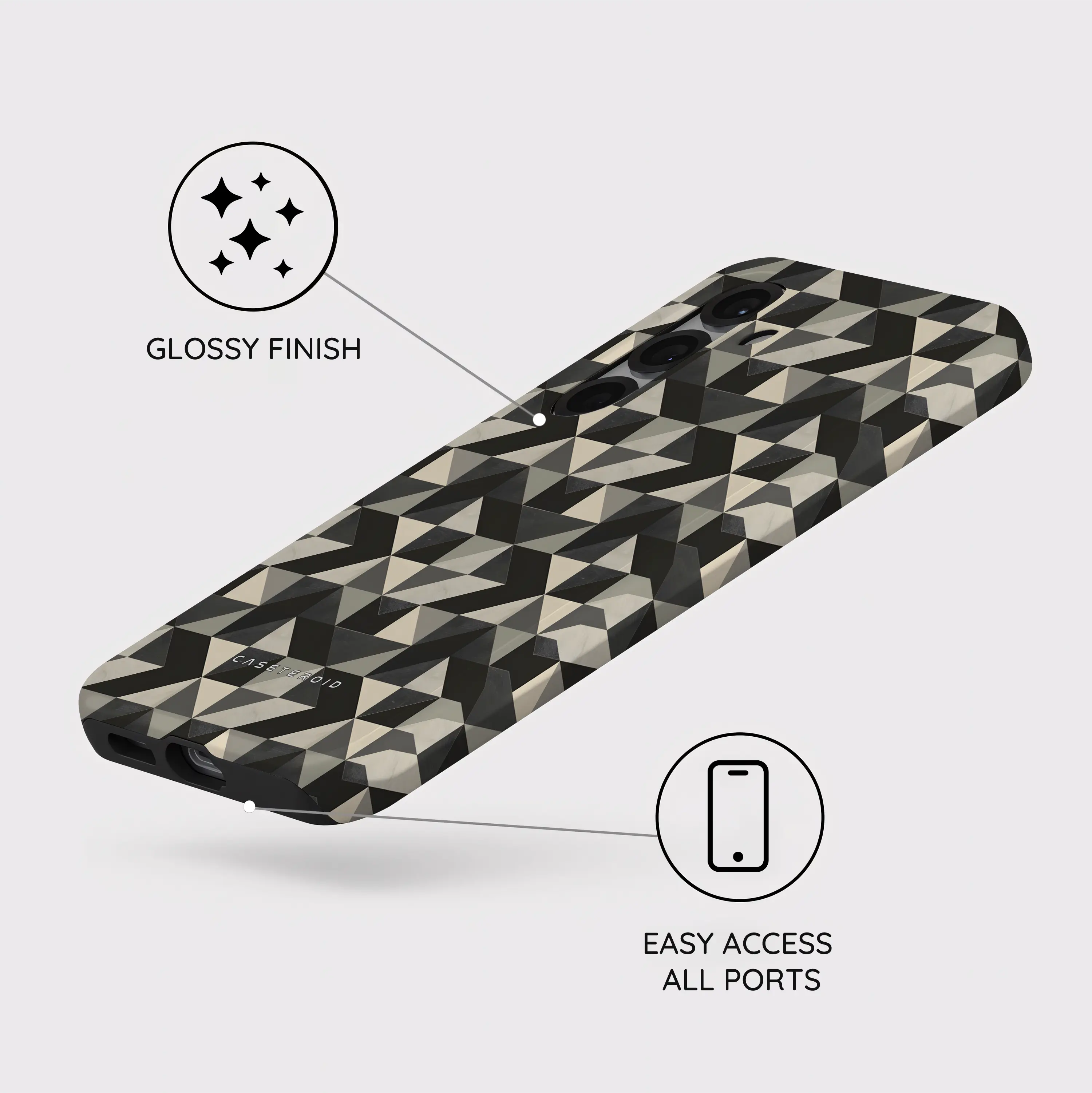 Vector Noir - Samsung Galaxy S25 Case