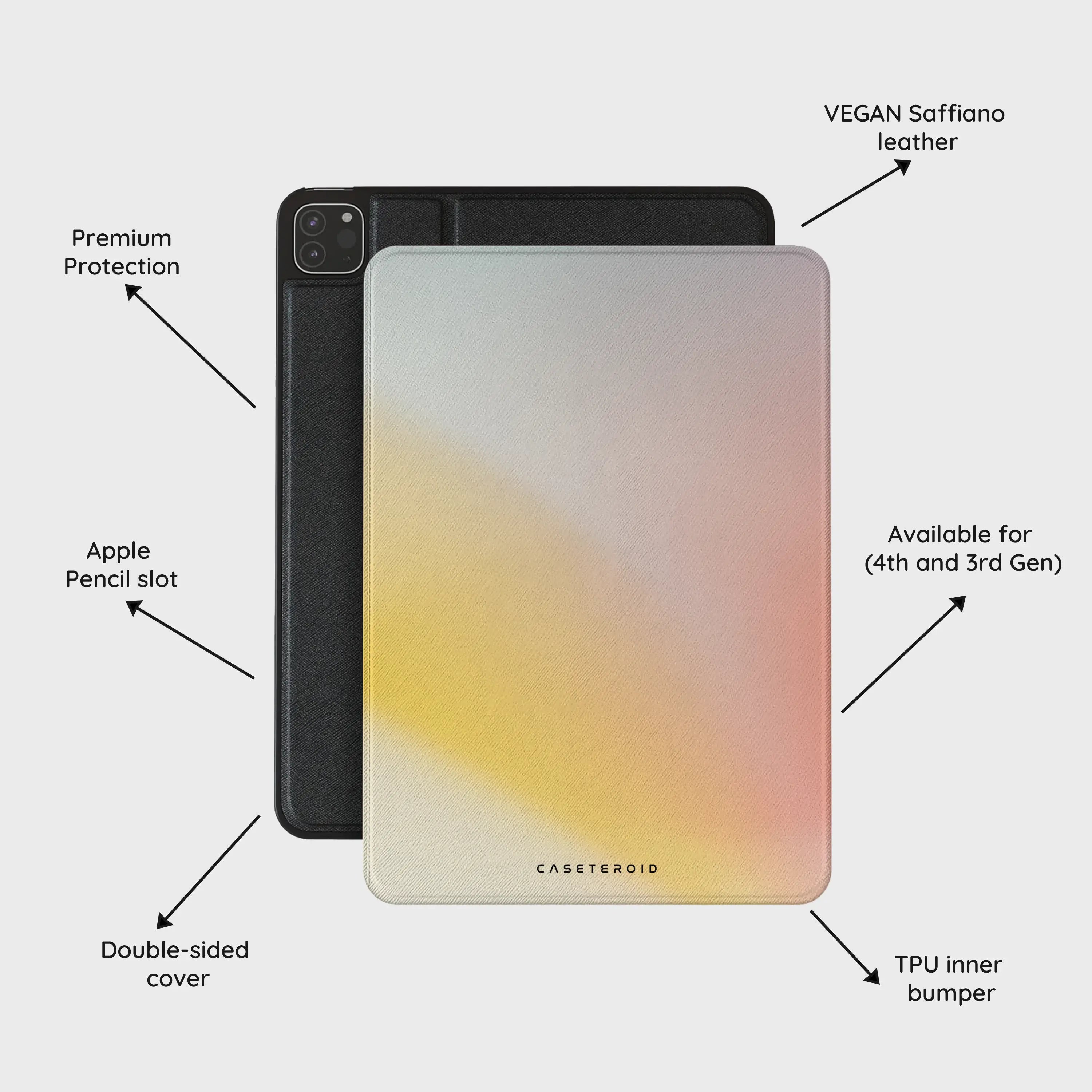 Vibrant Spectrum - iPad Pro 12.9 (4th/3rd Gen) Case