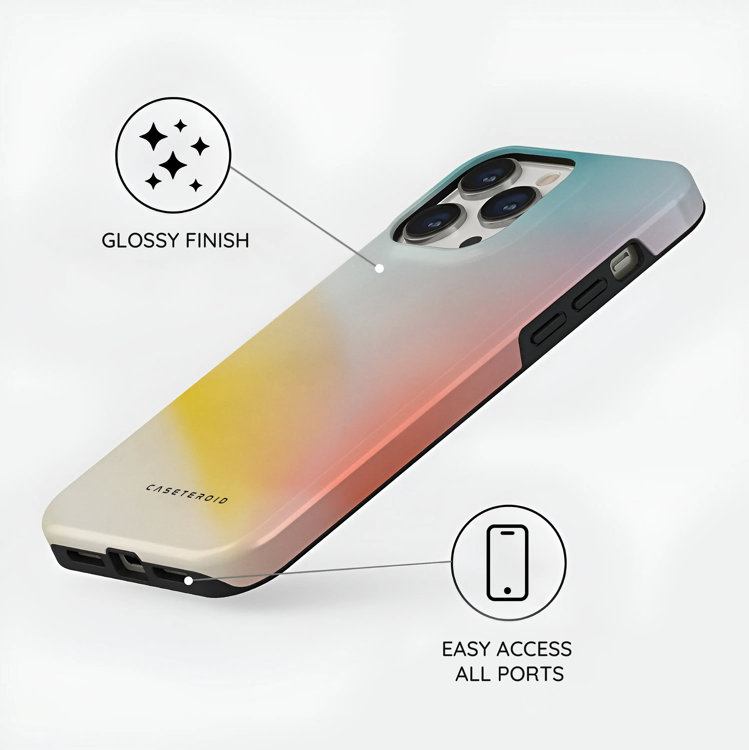 Vibrant Spectrum - iPhone 14 Pro Case