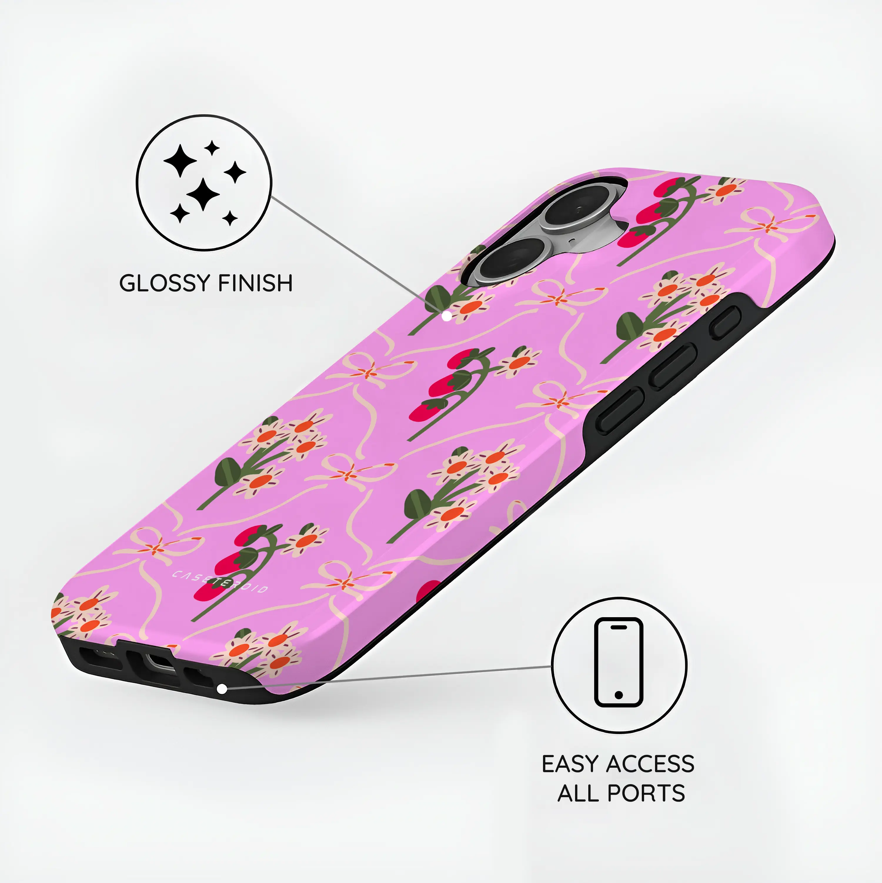 Vintage Bloom - iPhone 16 Case