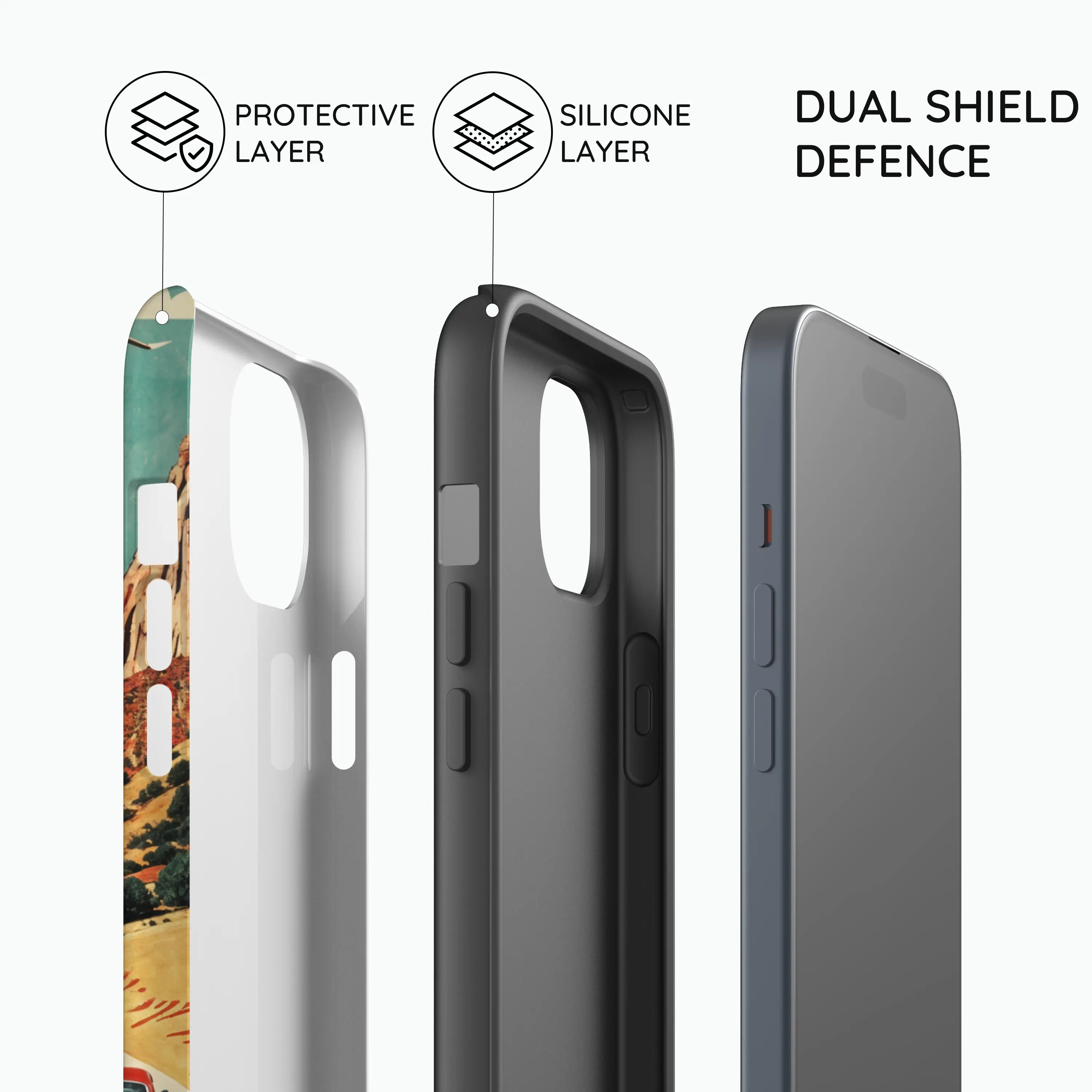 Vintage Journey Route - iPhone 14 Pro Max Case