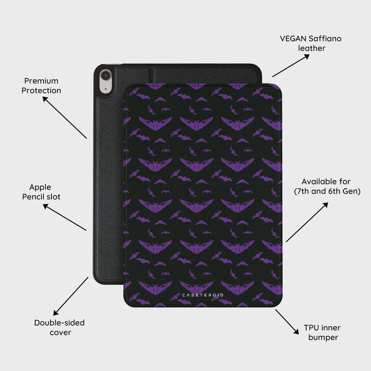 Violet Swarm - iPad Air 11 (7th/6th Gen) Case
