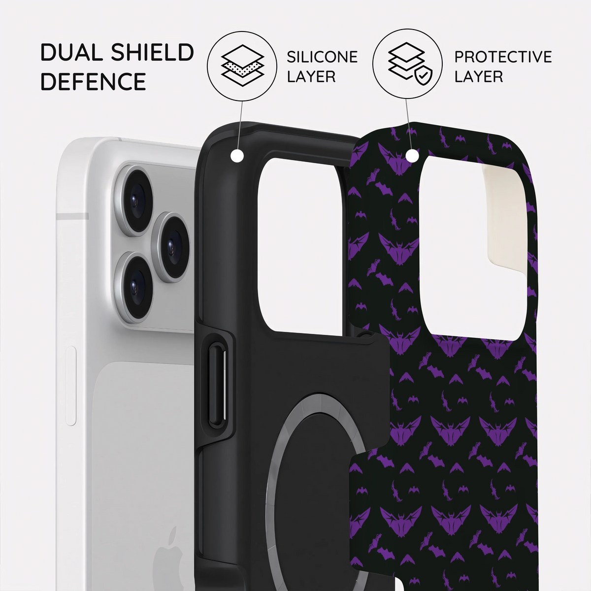 Violet Swarm - iPhone 18 Pro Max Case