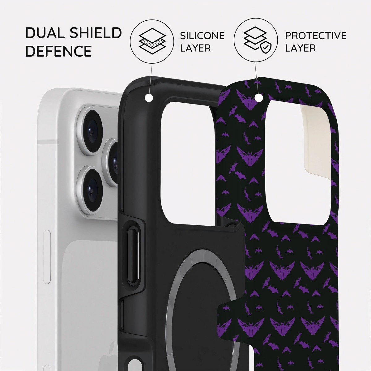 Violet Swarm - iPhone 18 Pro Case