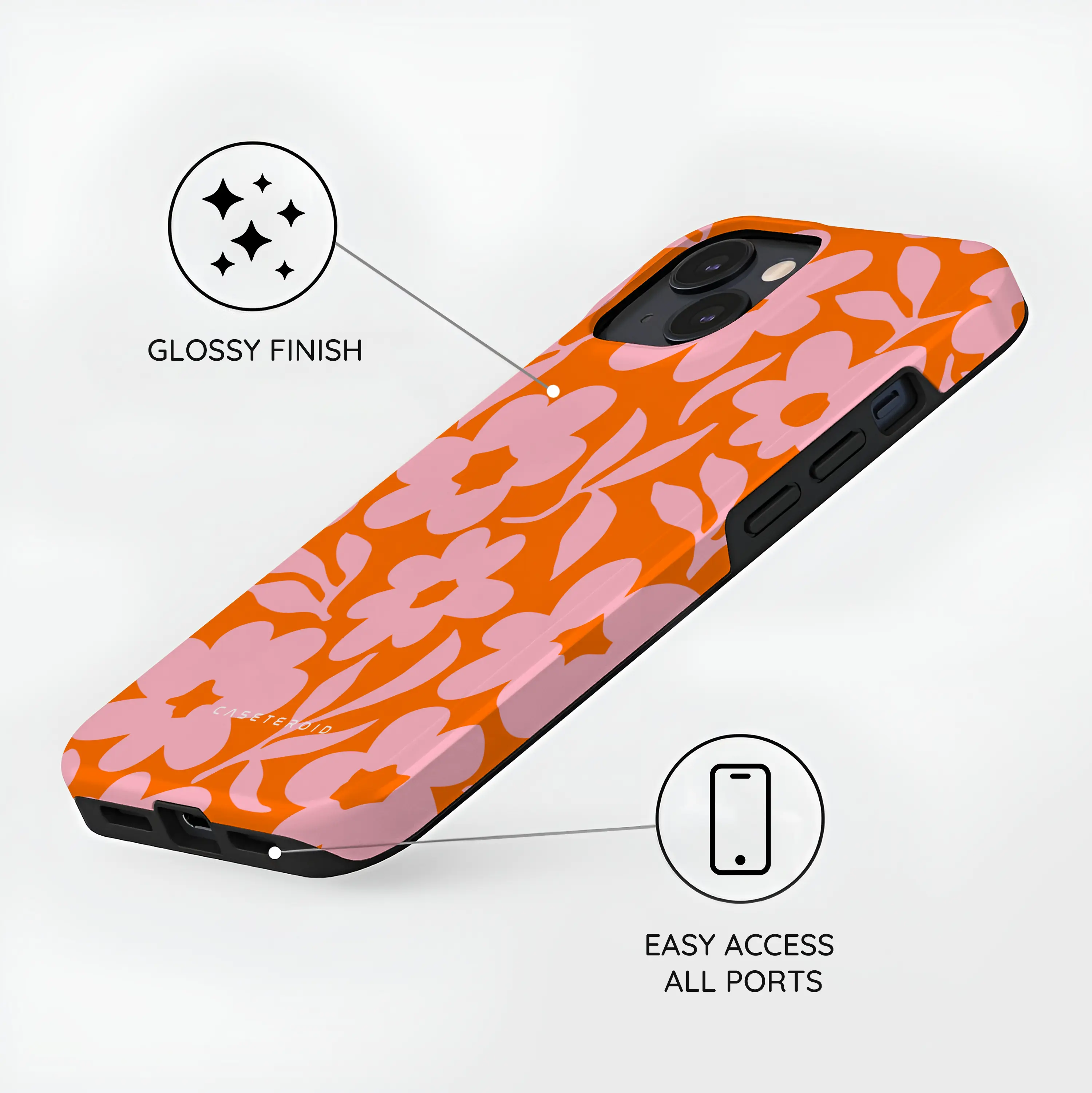Vivid Florals - iPhone 13 Case