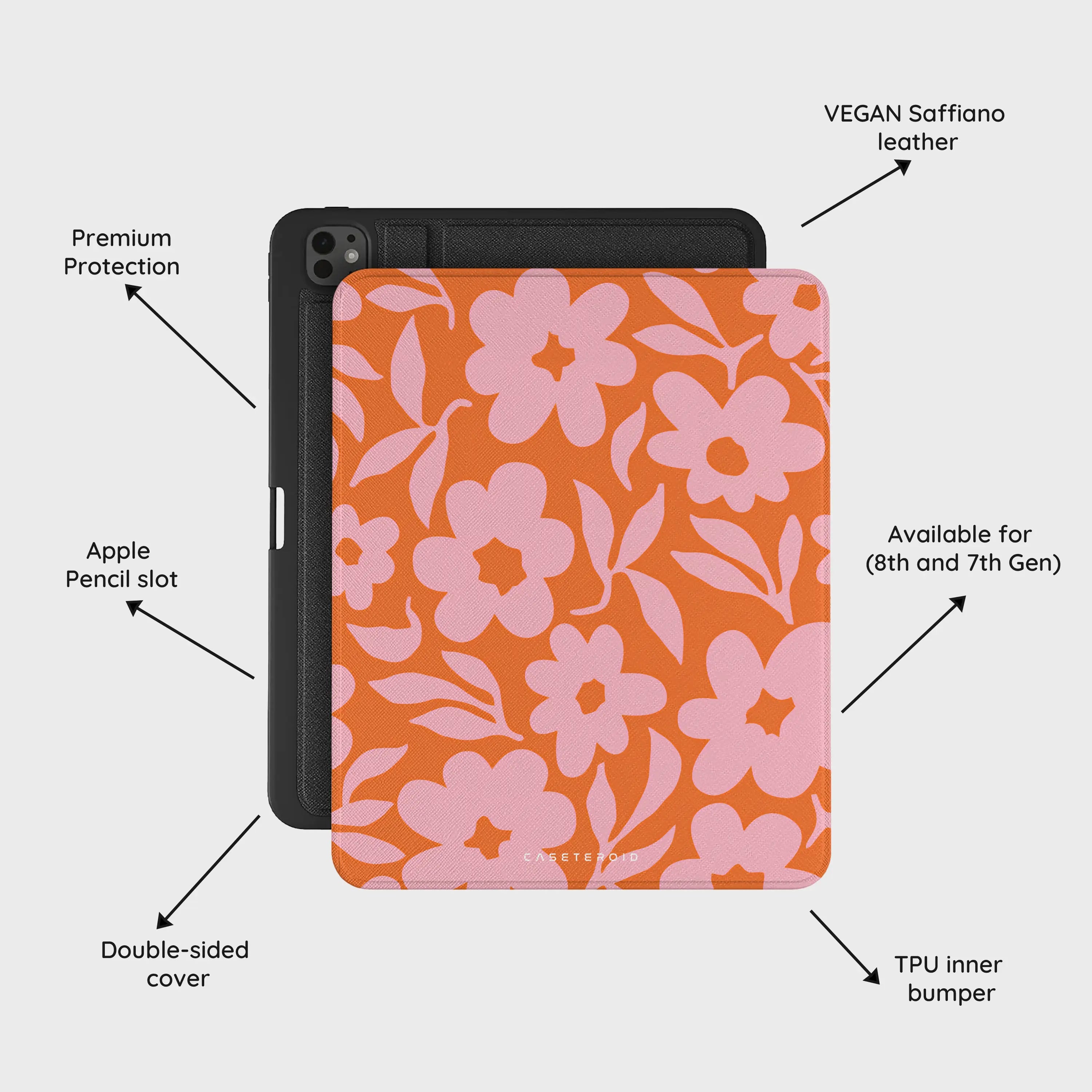 Vivid Florals - iPad Pro 13 (8th/7th Gen) Case