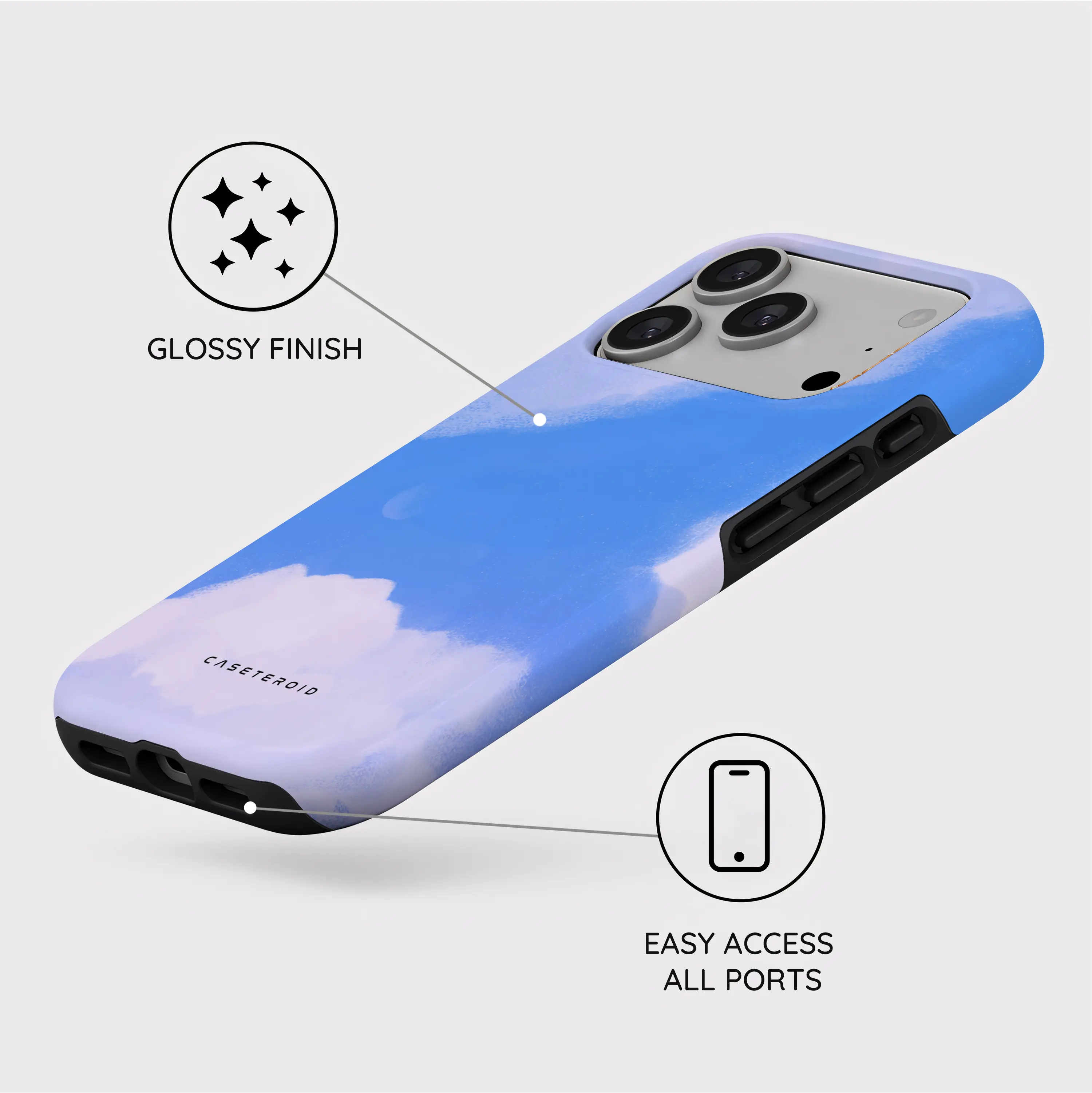 Whimsy Sky Cartoon - iPhone 17 Pro Case