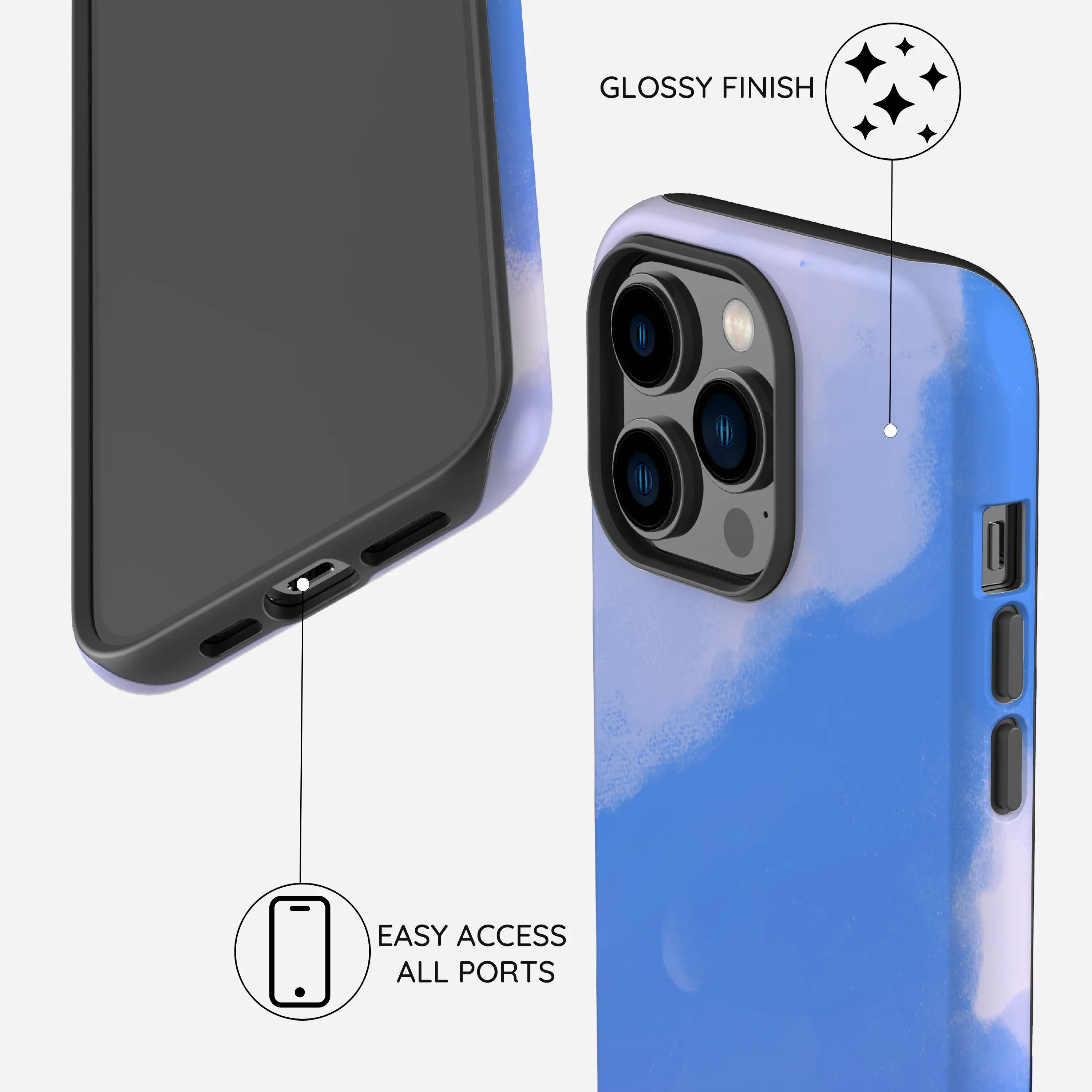 Whimsy Sky Cartoon - iPhone 14 Pro Max Case