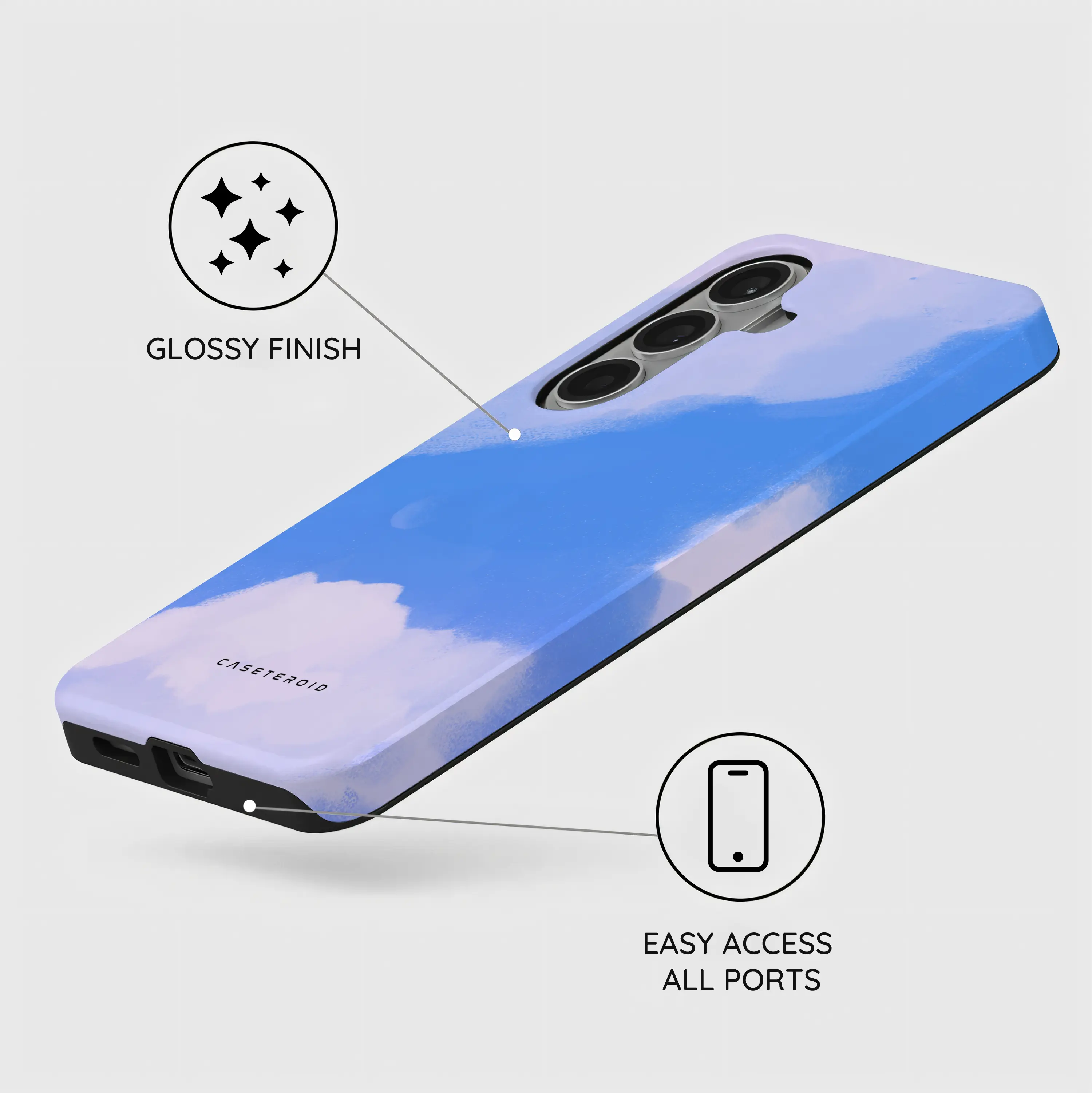 Whimsy Sky Cartoon - Samsung Galaxy S26 Case