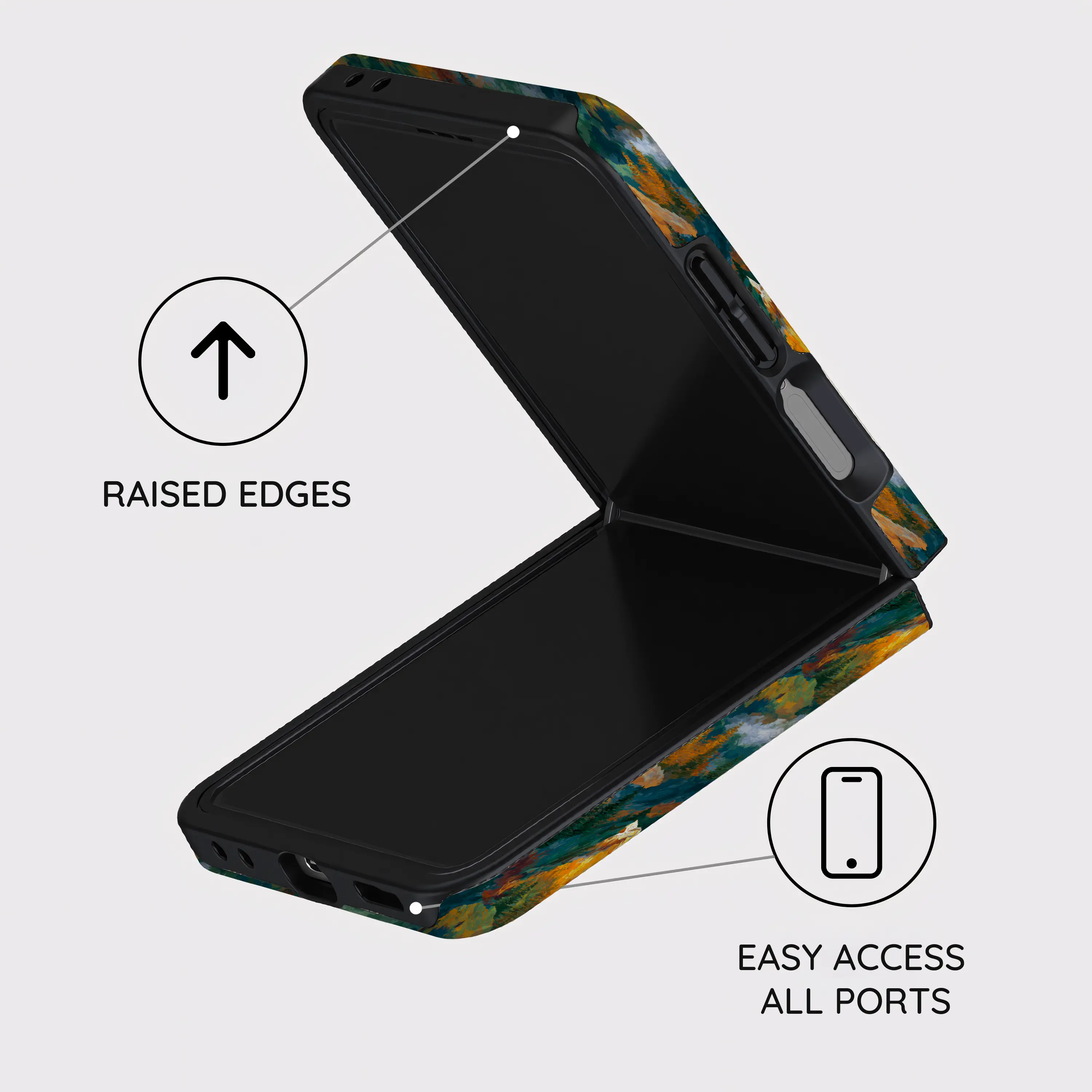 Wild Meridian - Samsung Galaxy Z Flip 7 Case