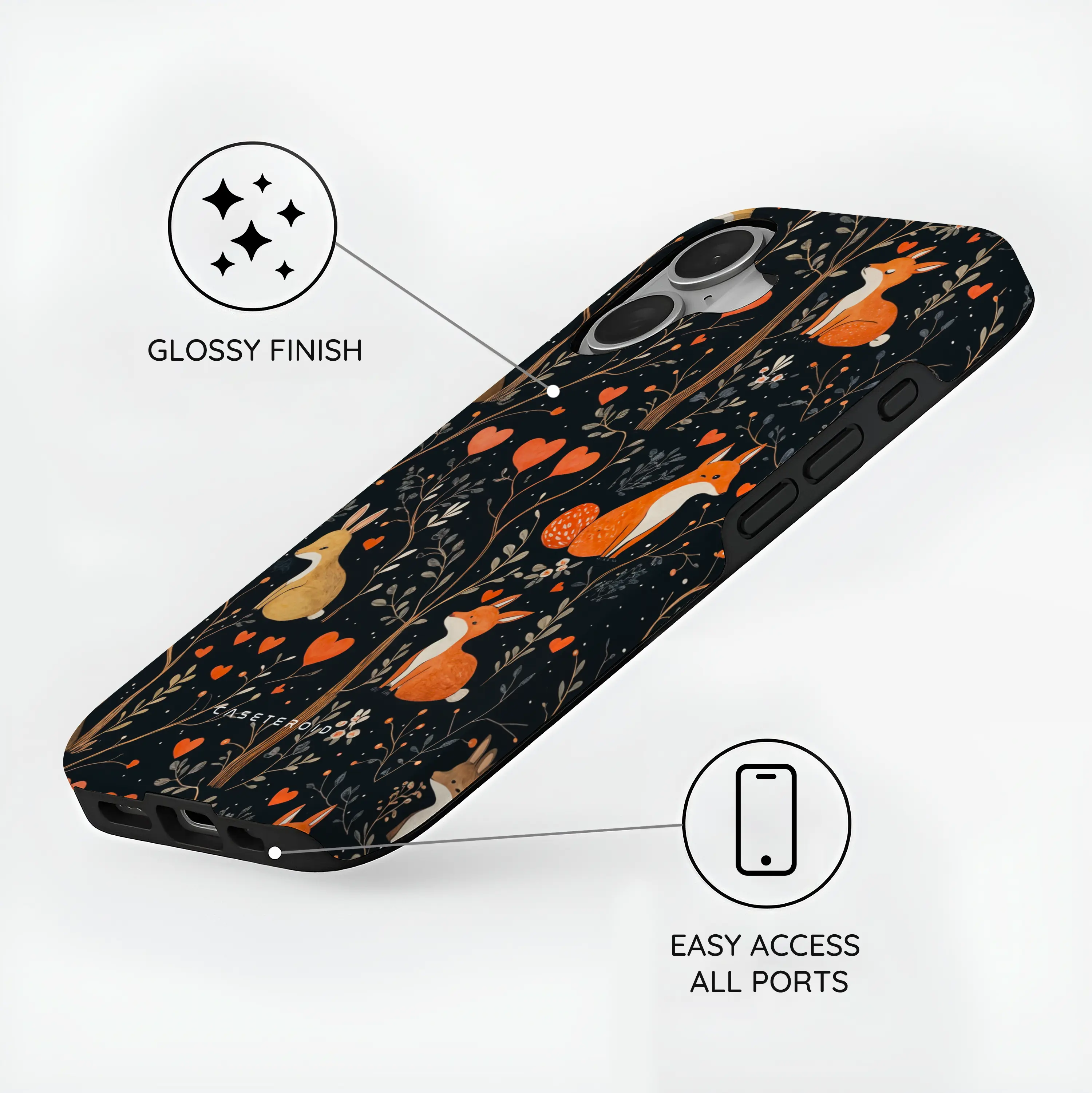 Wild at Heart - iPhone 16 Case