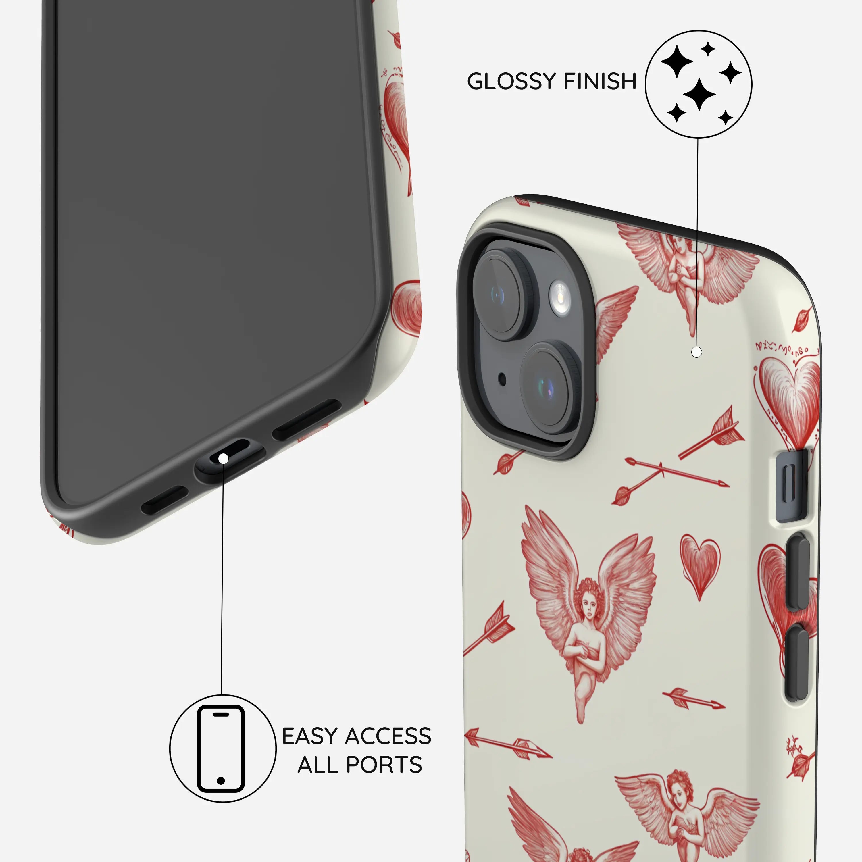 Wings of Love - iPhone 15 Plus Case