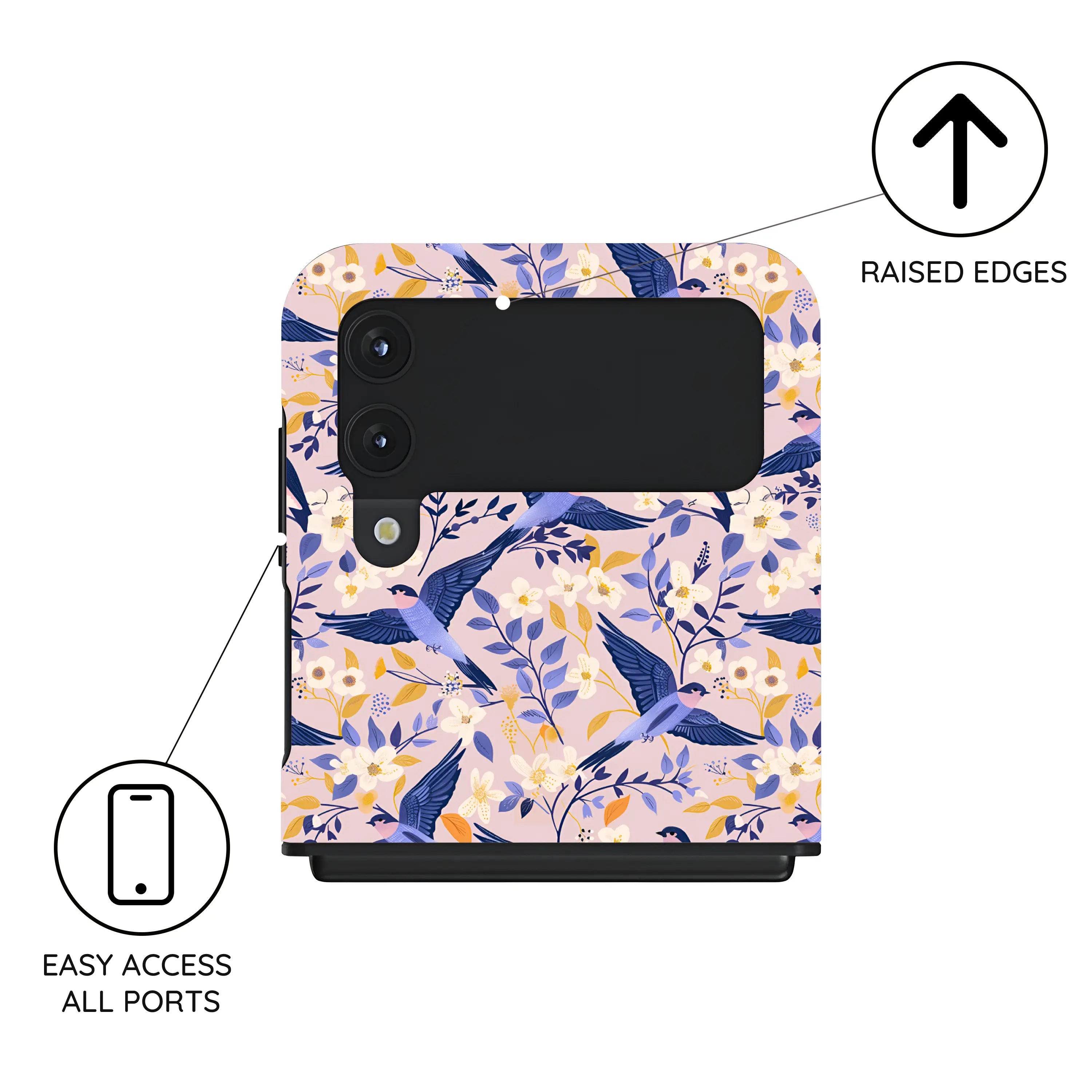 Indigo Serenade - Samsung Galaxy Z Flip 4 Case