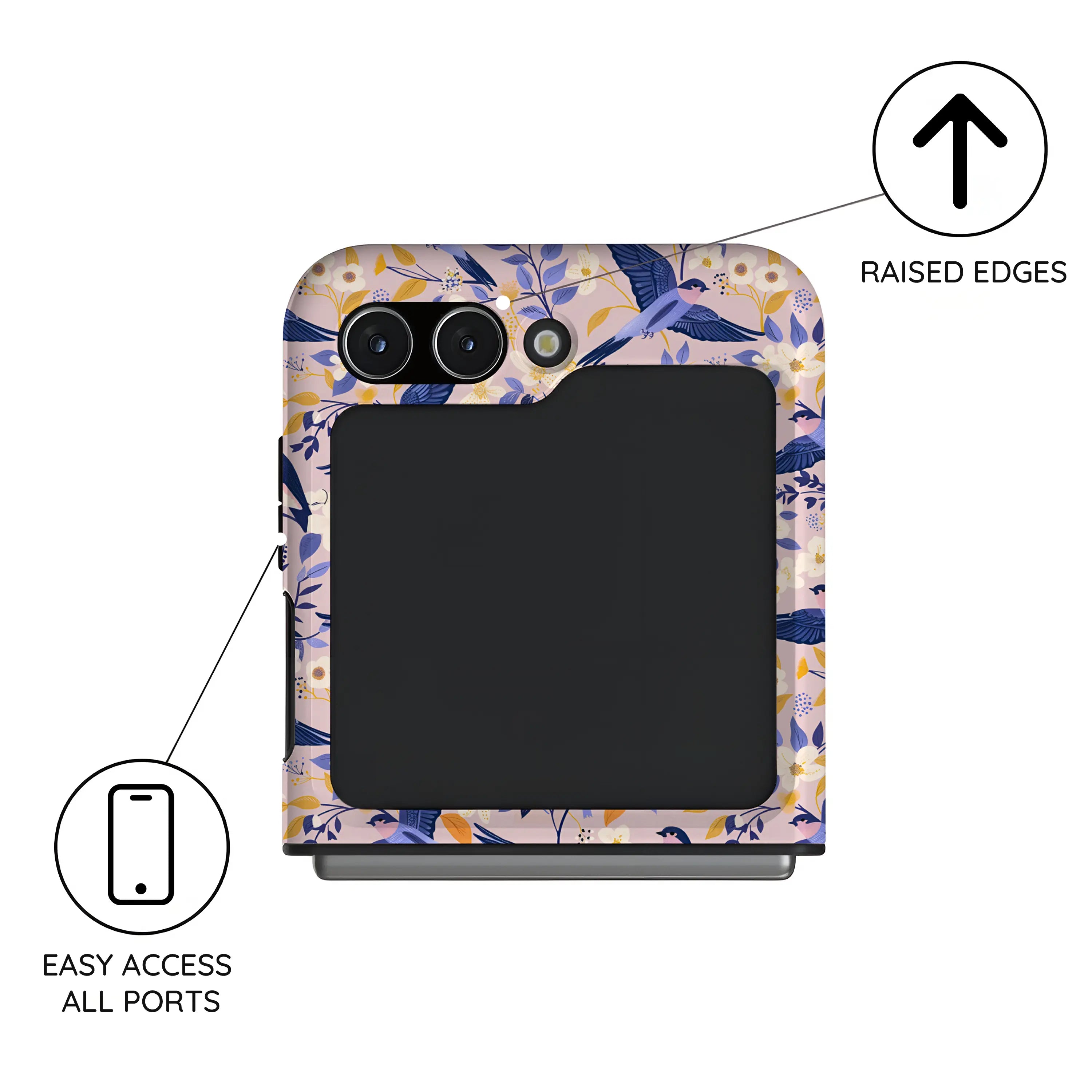 Indigo Serenade - Samsung Galaxy Z Flip 5 Case