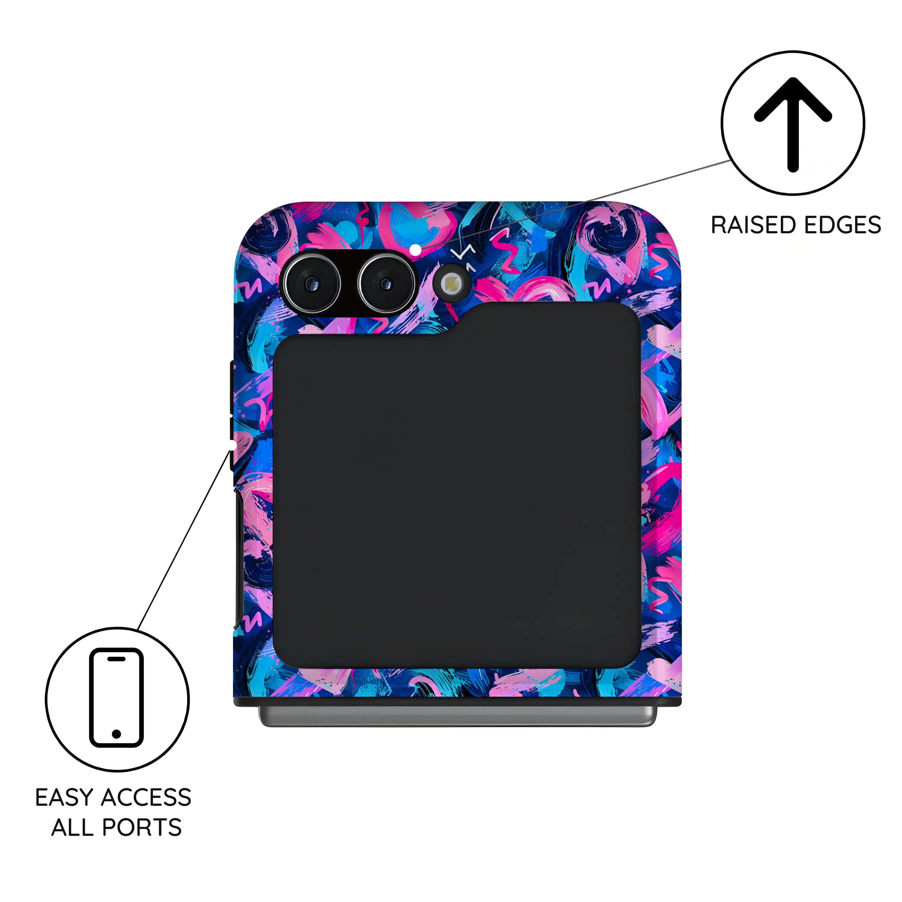 Midnight Pulse - Samsung Galaxy Z Flip 5 Case