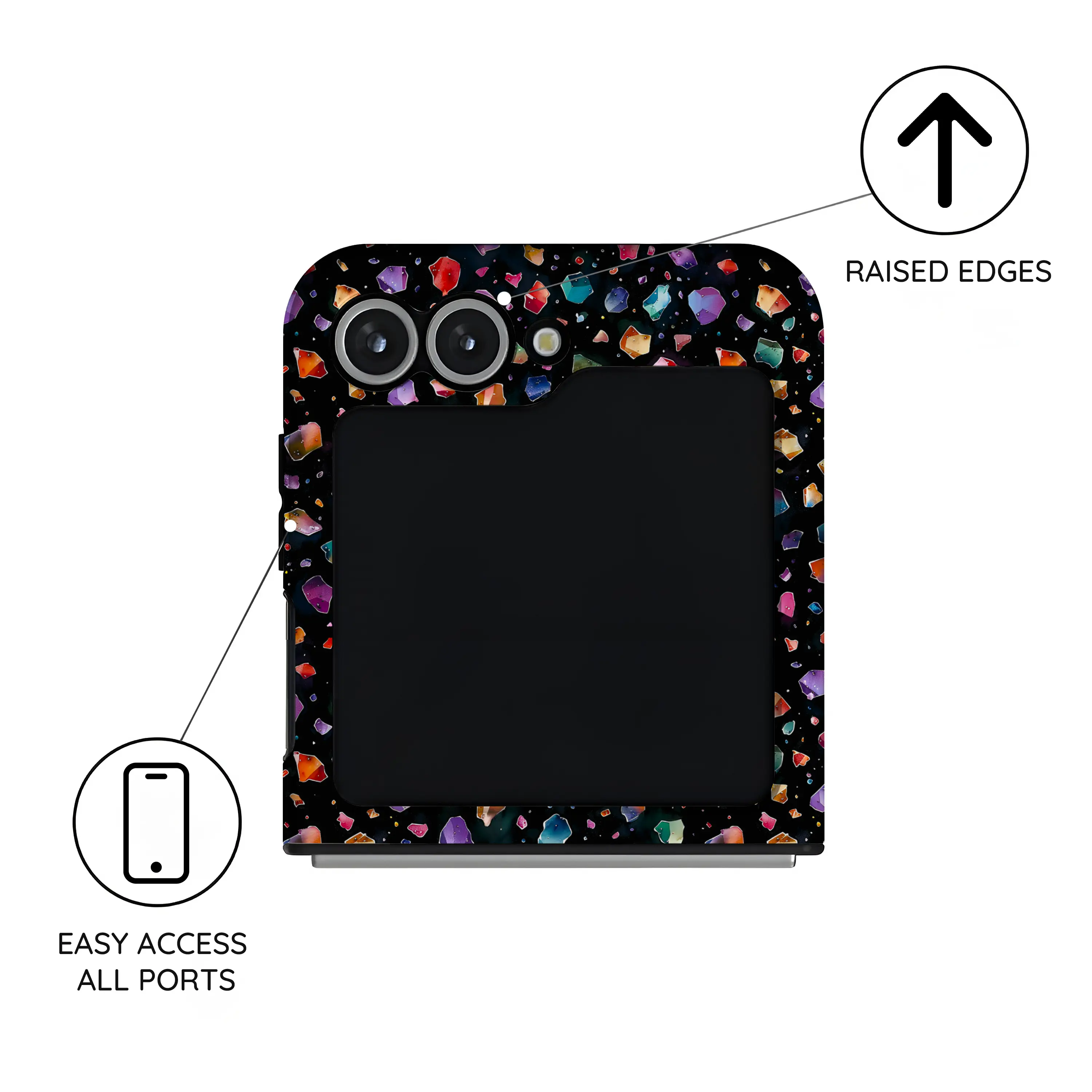 Spectrum Storm - Samsung Galaxy Z Flip 6 Case