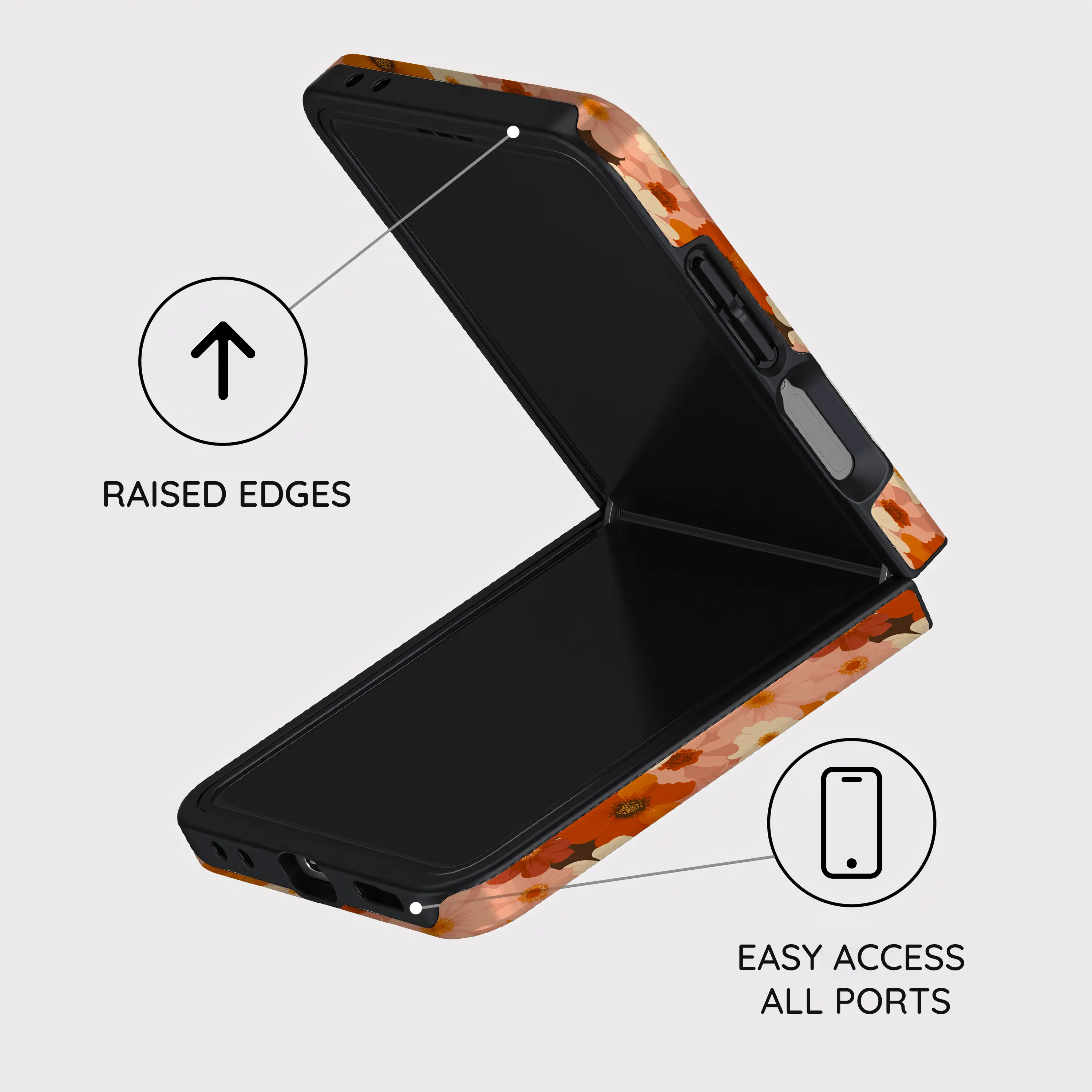 Ember Garden - Samsung Galaxy Z Flip 7 Case