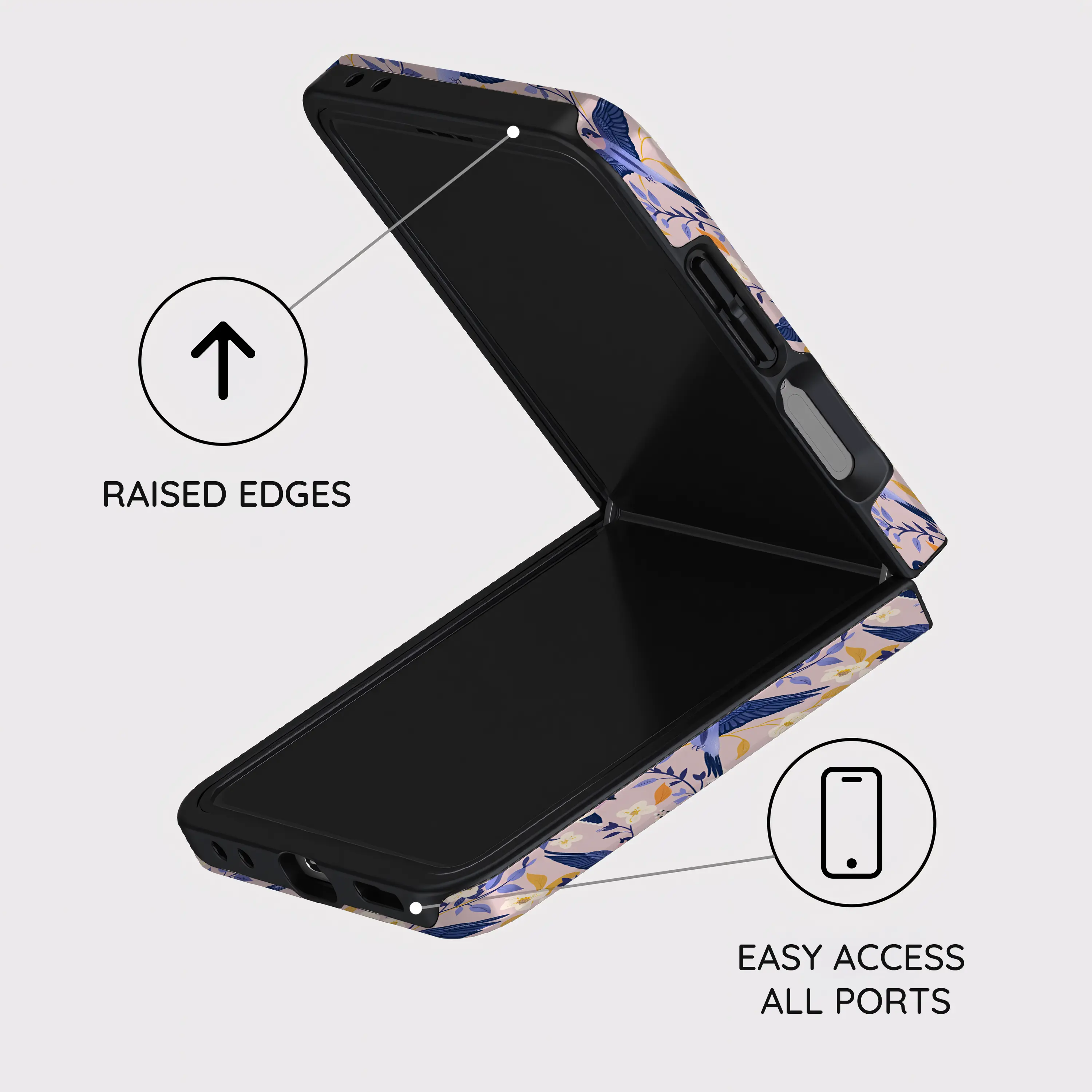 Indigo Serenade - Samsung Galaxy Z Flip 7 Case