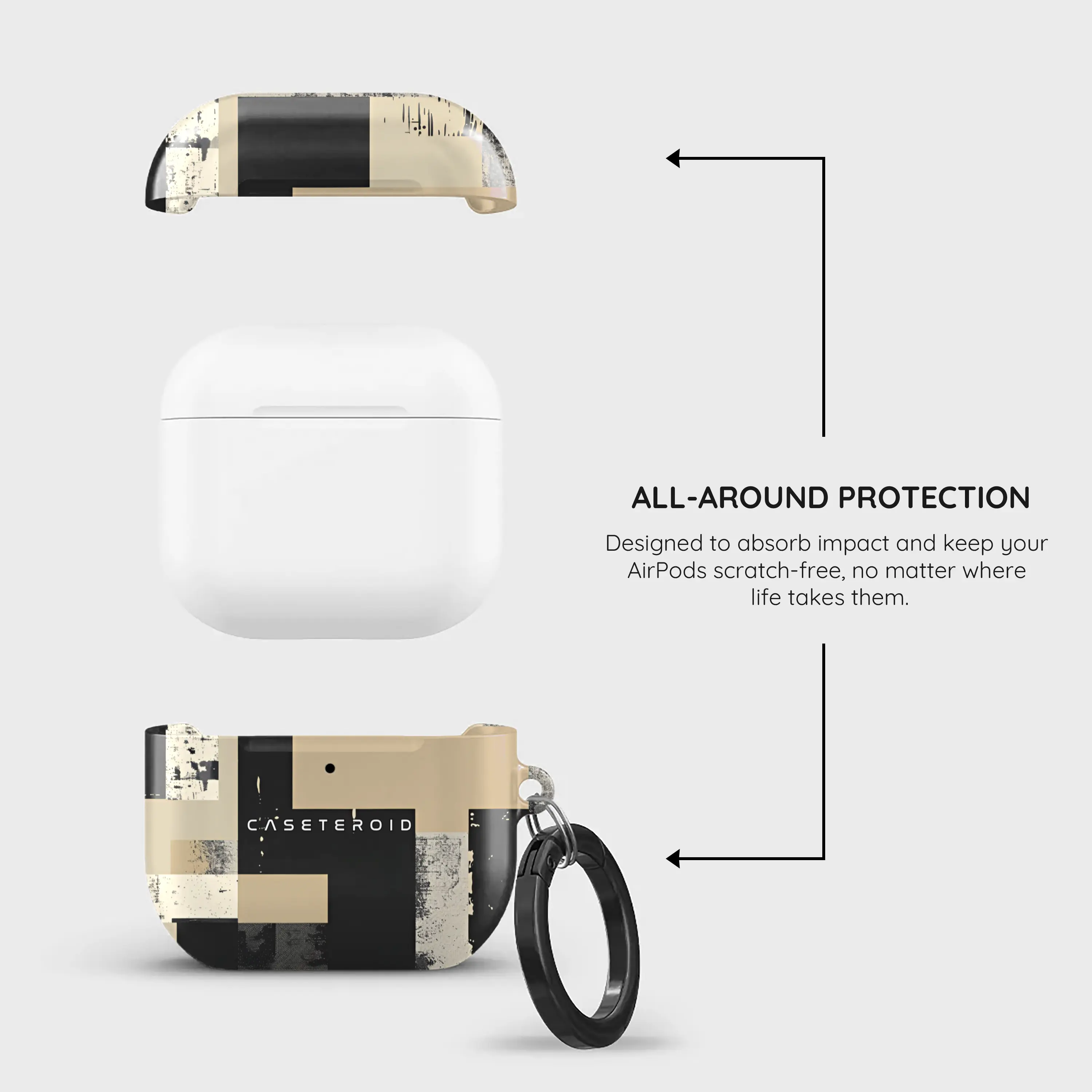 Brutal Geometry - AirPods 4 Case