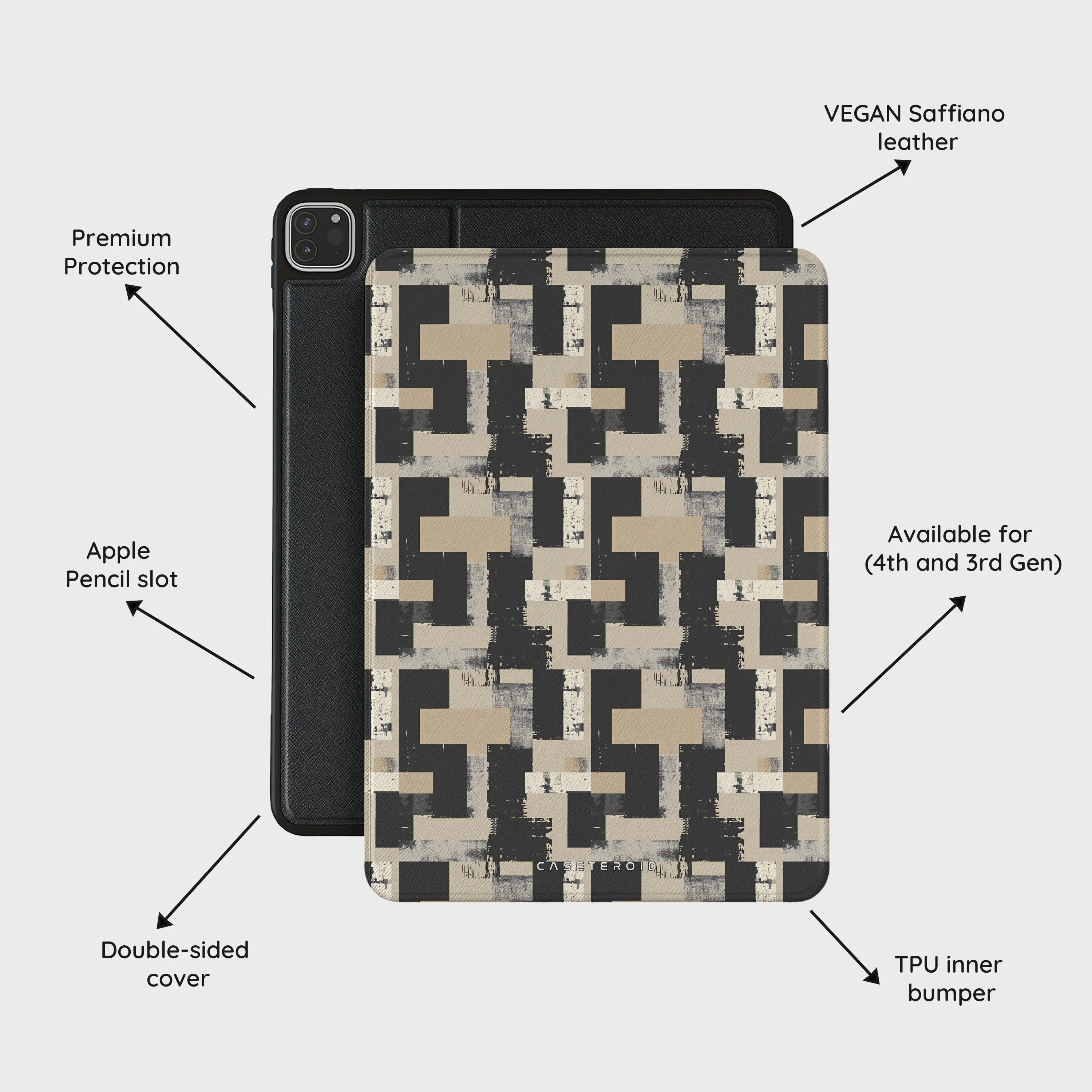 Brutal Geometry - iPad Pro 11 (4th/3rd Gen) Case