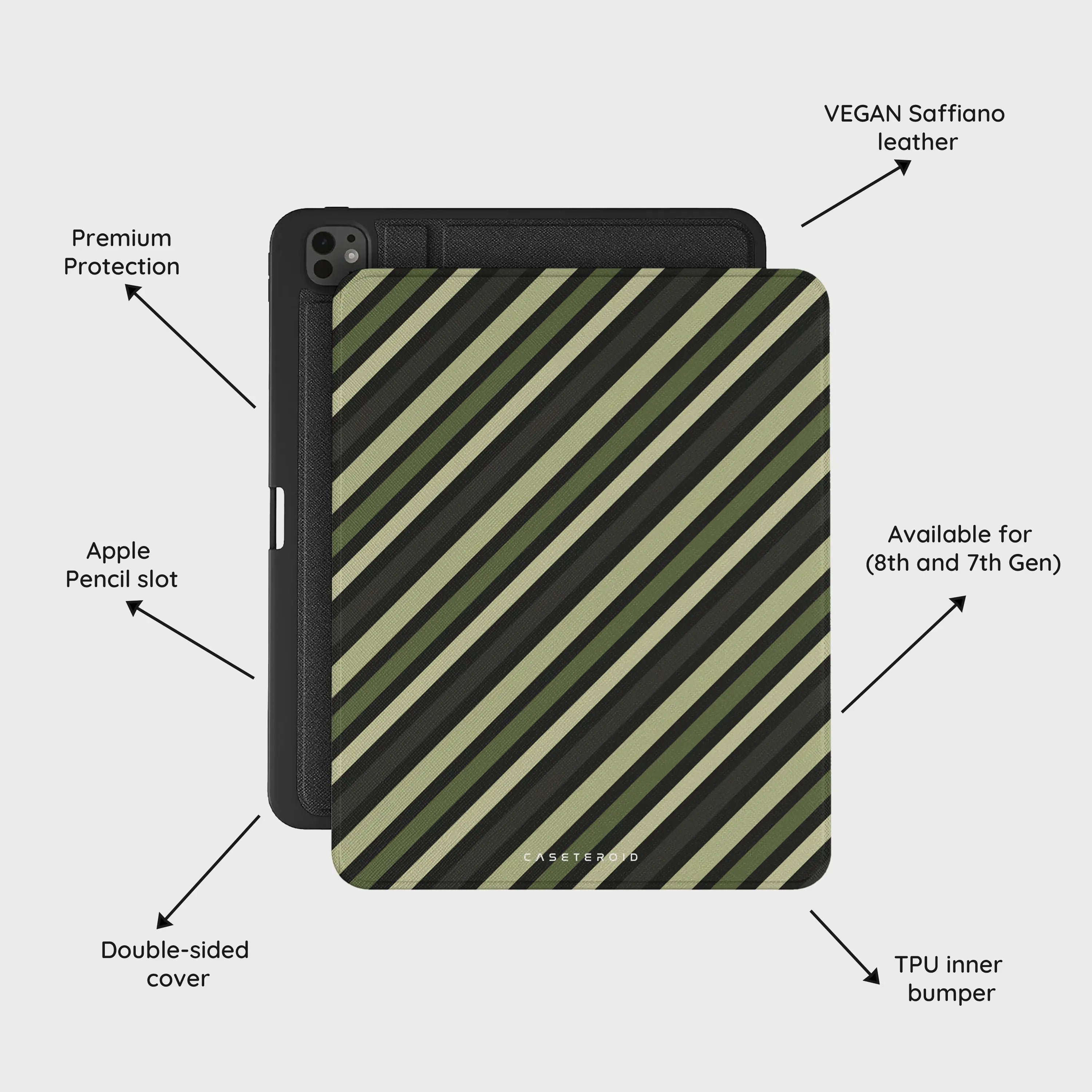 Olive Command - iPad Pro 13 (8th/7th Gen) Case