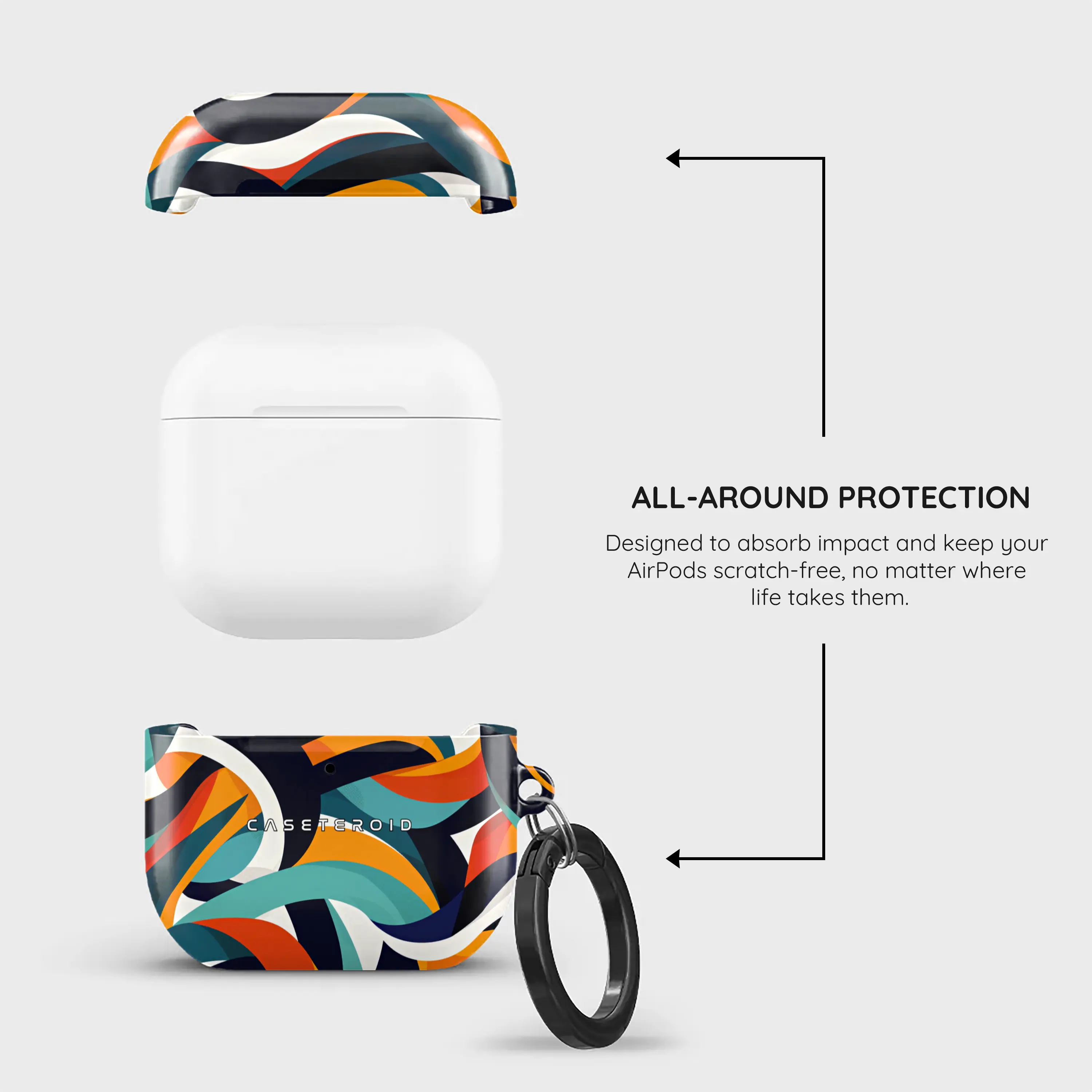 Ribbon Flow - AirPods 4 Case