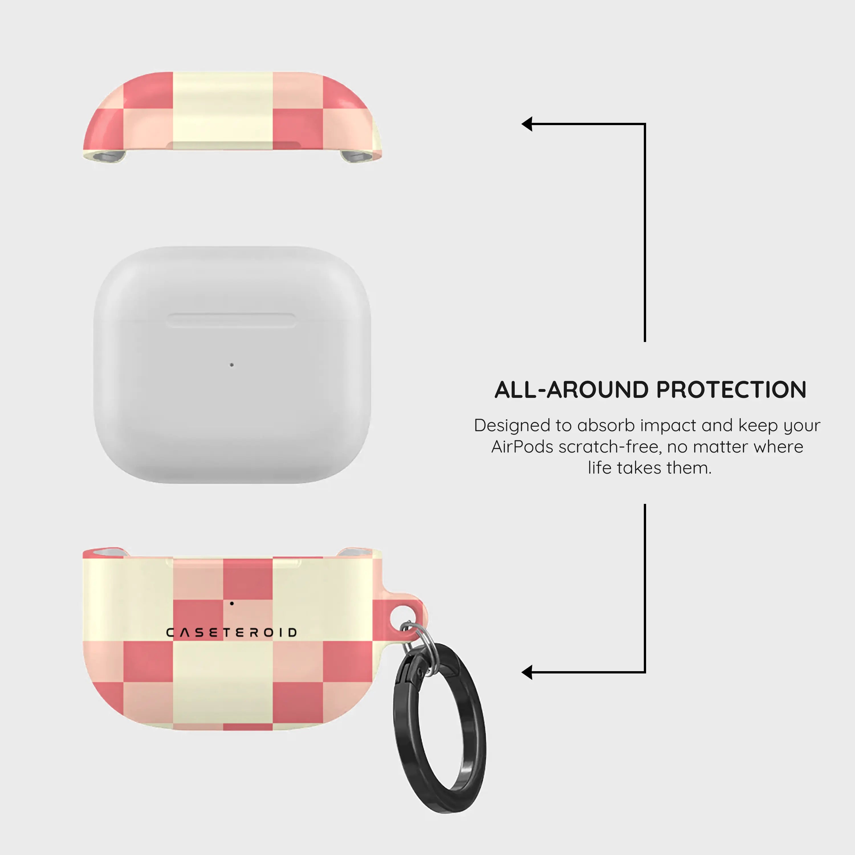 Blush Grid - AirPods 3 Case