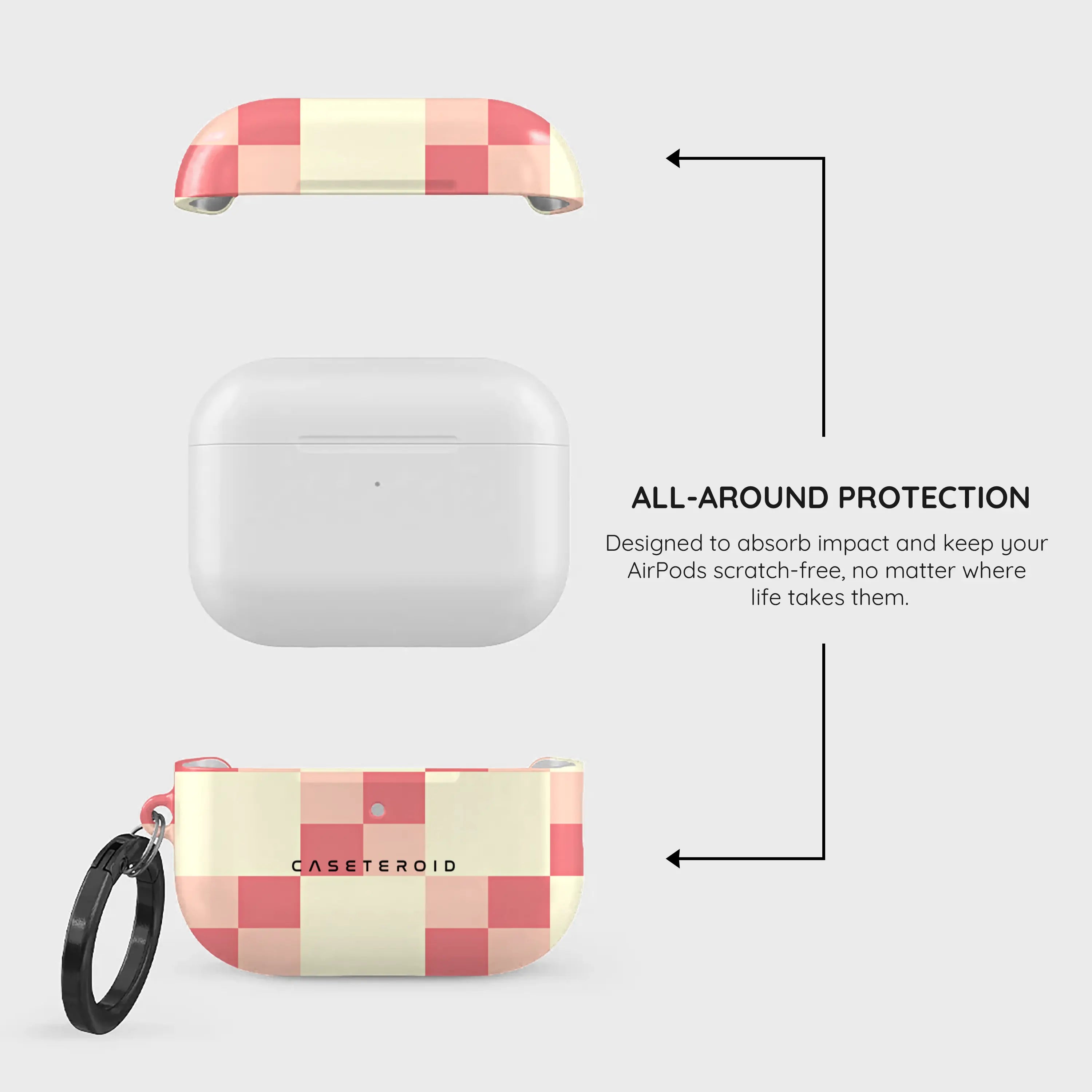 Blush Grid - AirPods Pro 3 Case