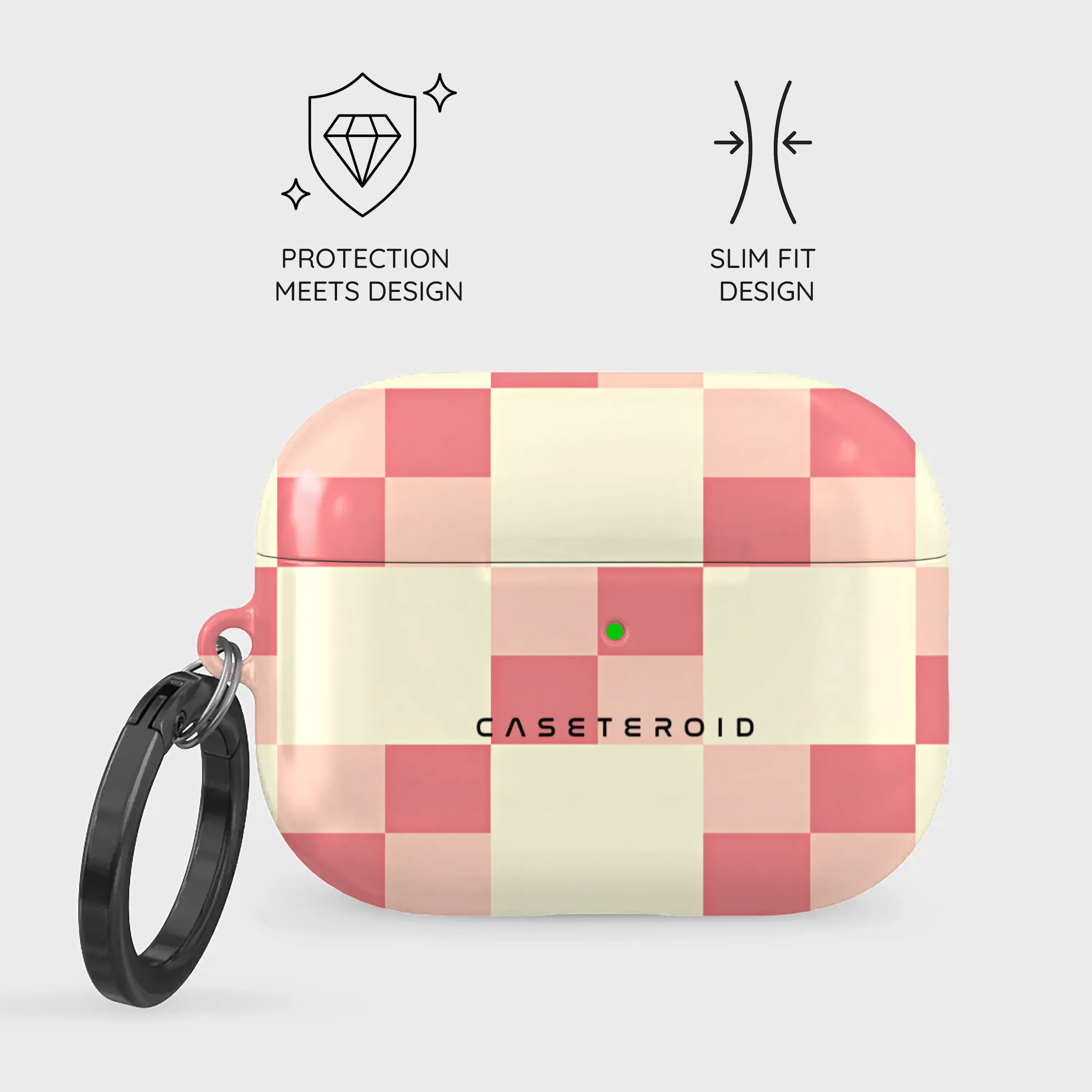 Blush Grid - AirPods Pro 3 Case