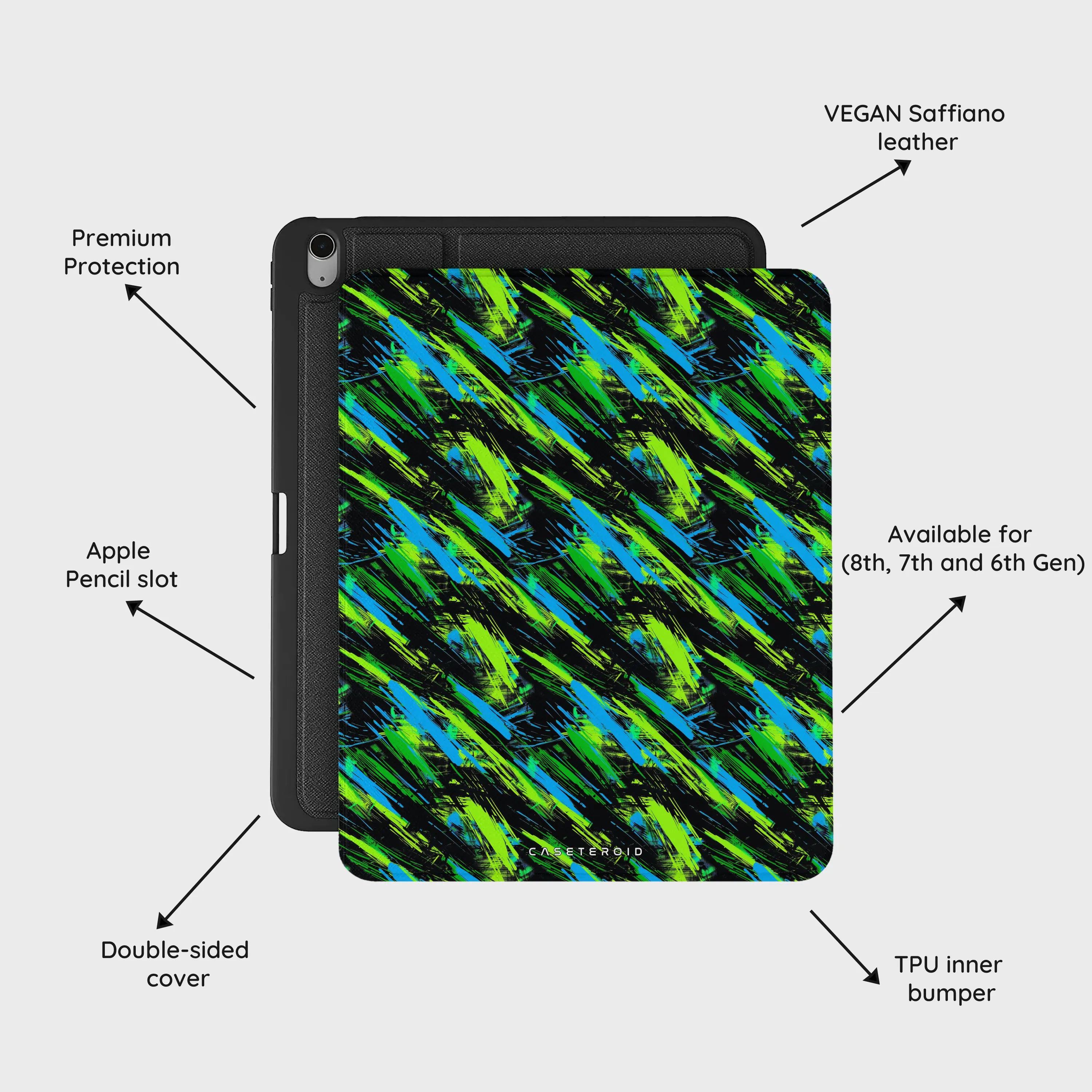 Paint Rush - iPad Air 13 (8th/7th/6th Gen) Case