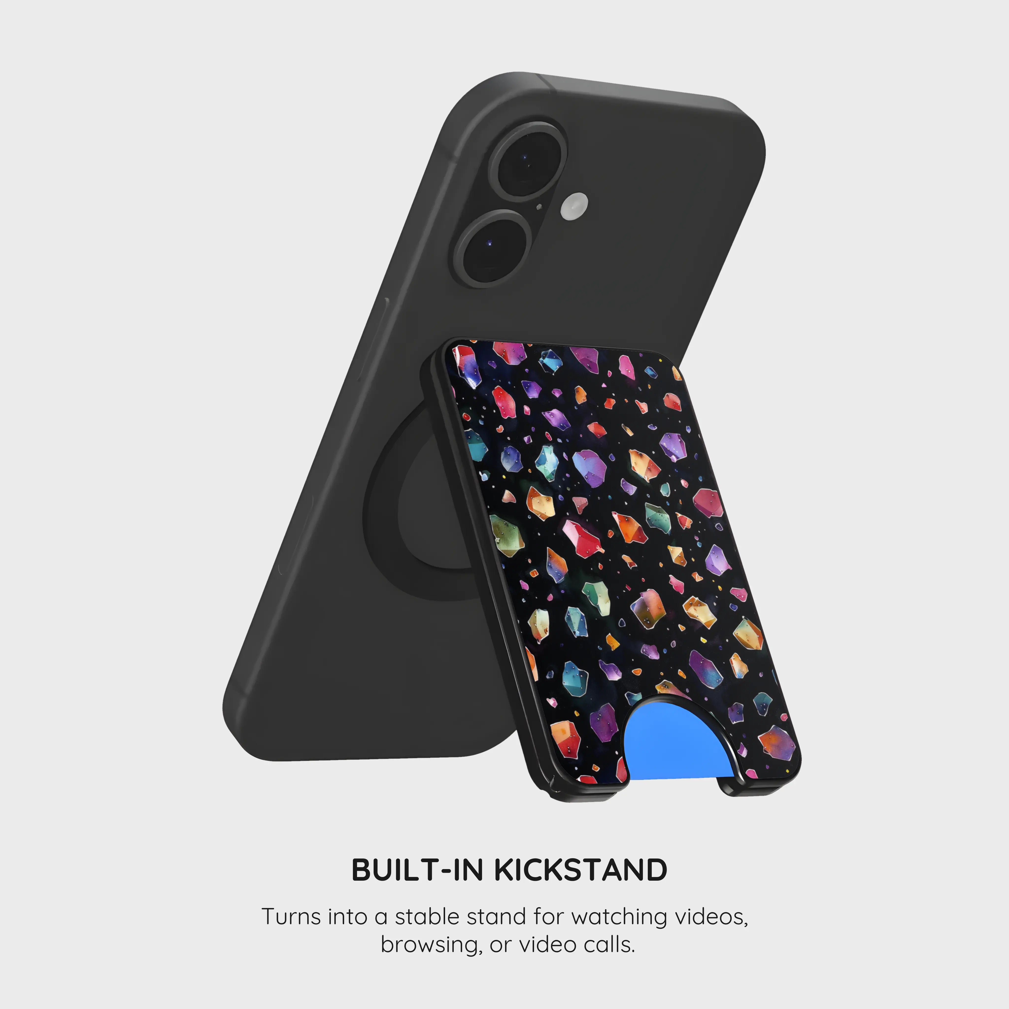 Spectrum Storm - Magnetic Wallet & Stand