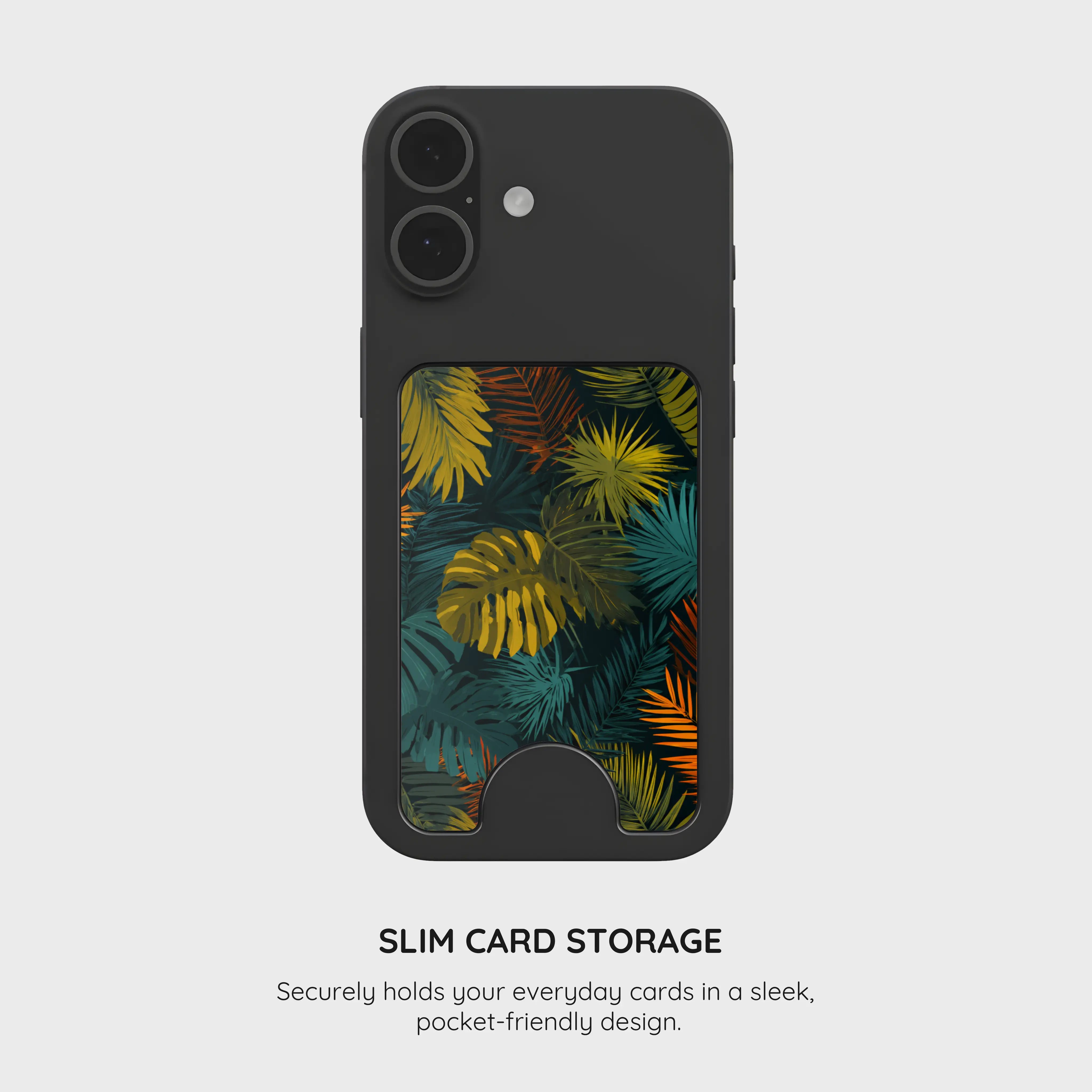 Tropico Noir - Magnetic Wallet & Stand