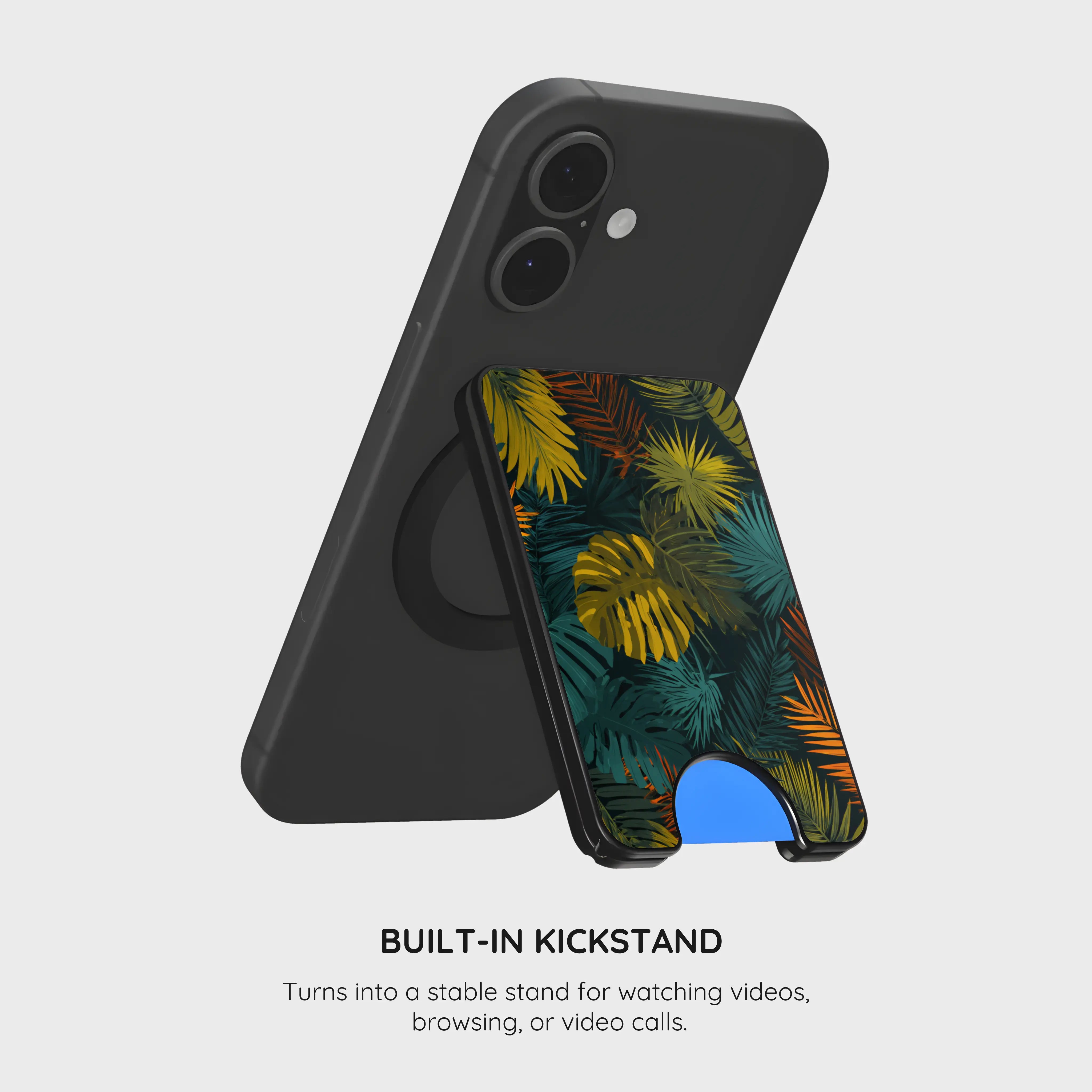 Tropico Noir - Magnetic Wallet & Stand