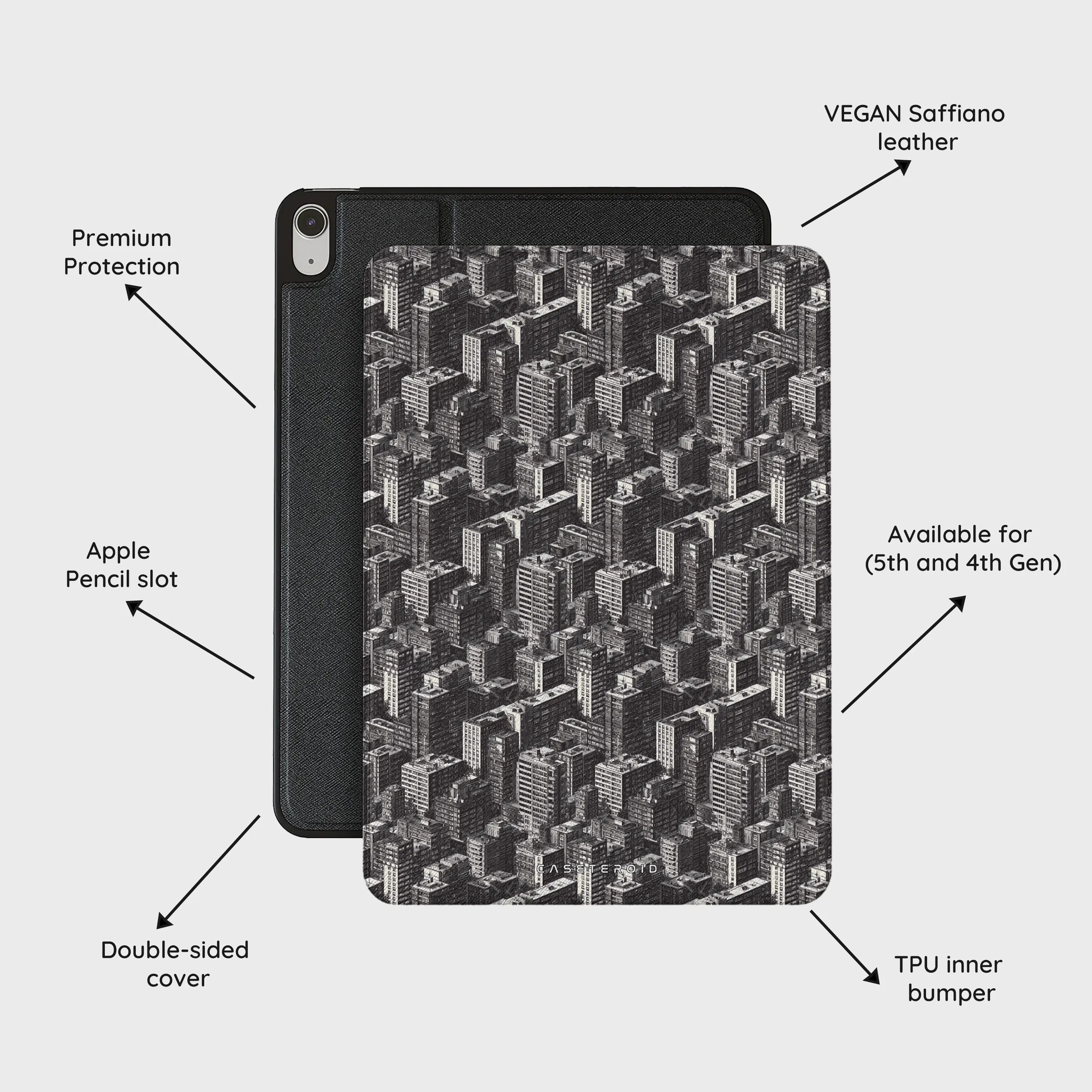 Metropolis Ink - iPad Air 10.9 (5th/4th Gen) Case