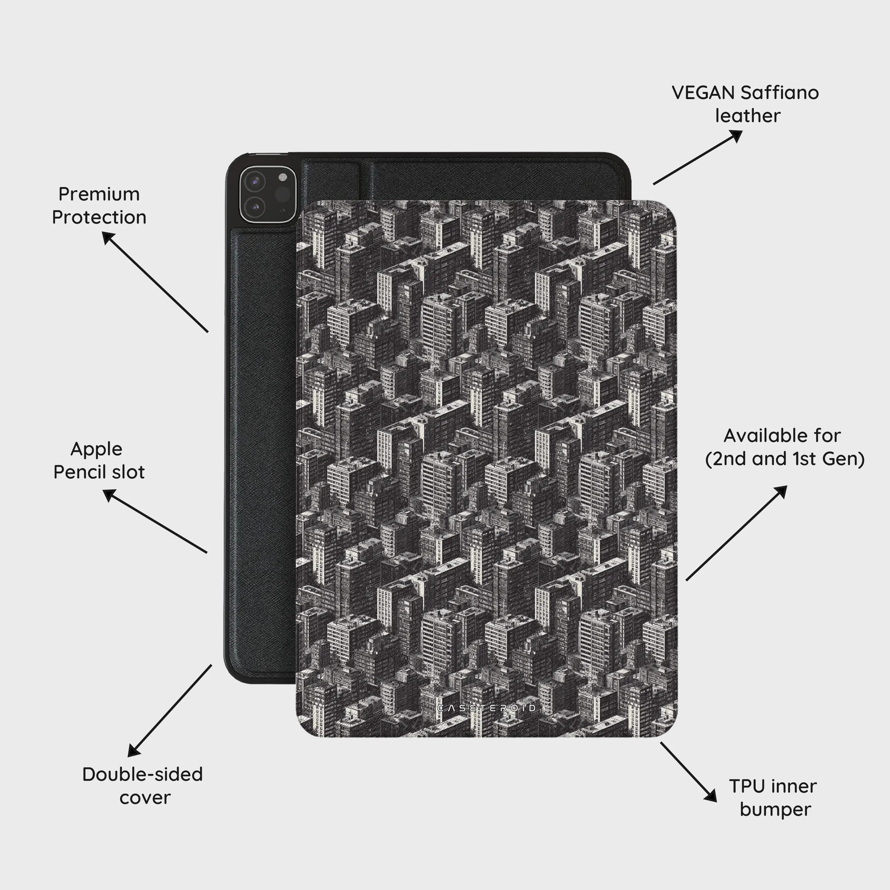 Metropolis Ink - iPad Pro 11 (2nd/1st Gen) Case