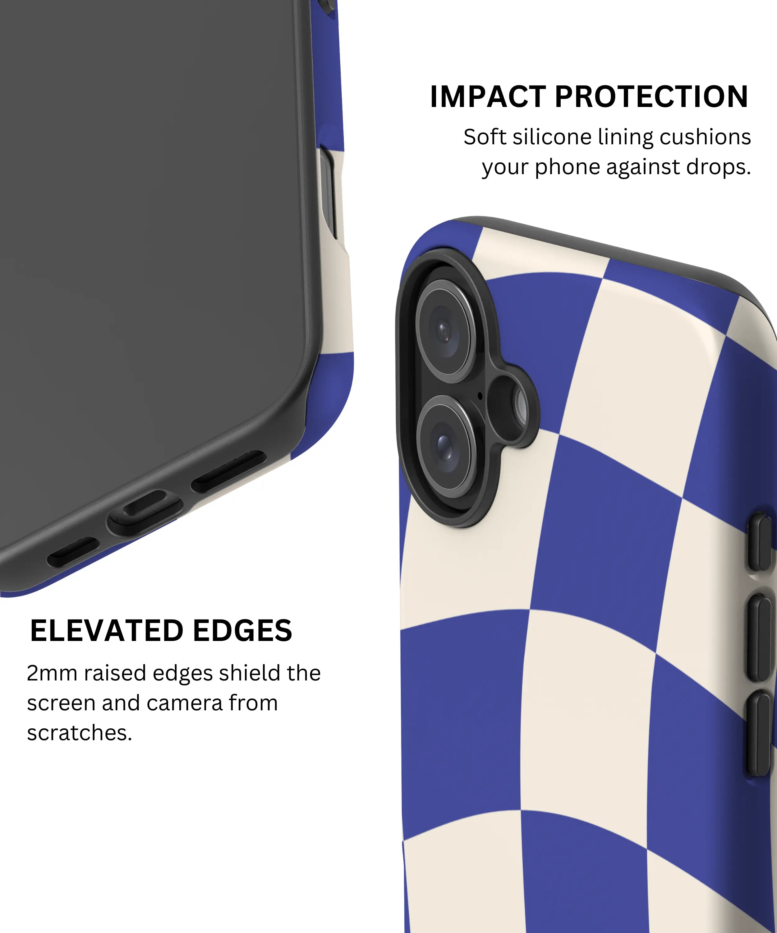 Azure Checkmate - iPhone 16 Case