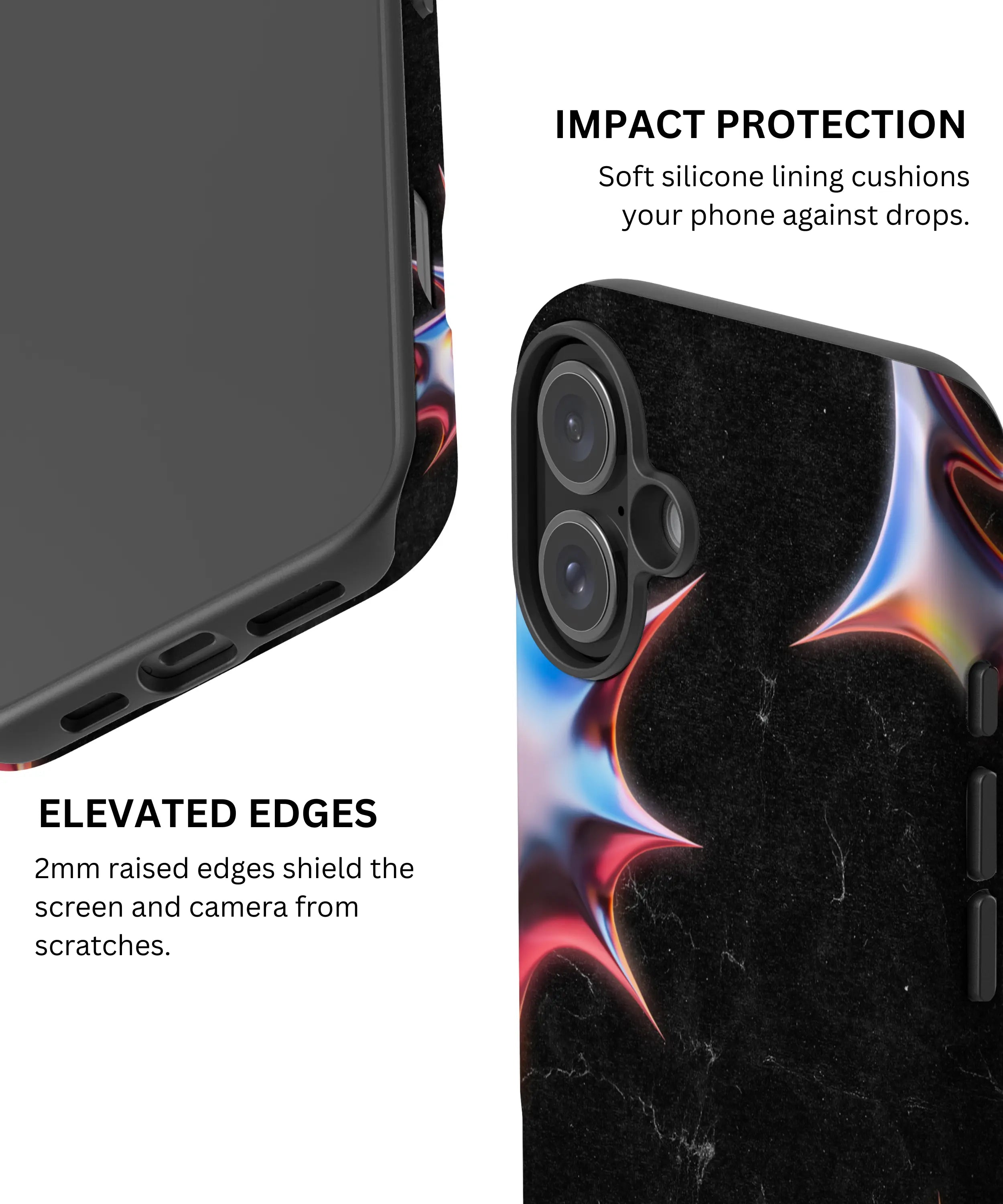 Celestial Noir Galaxy - iPhone 16 Plus Case