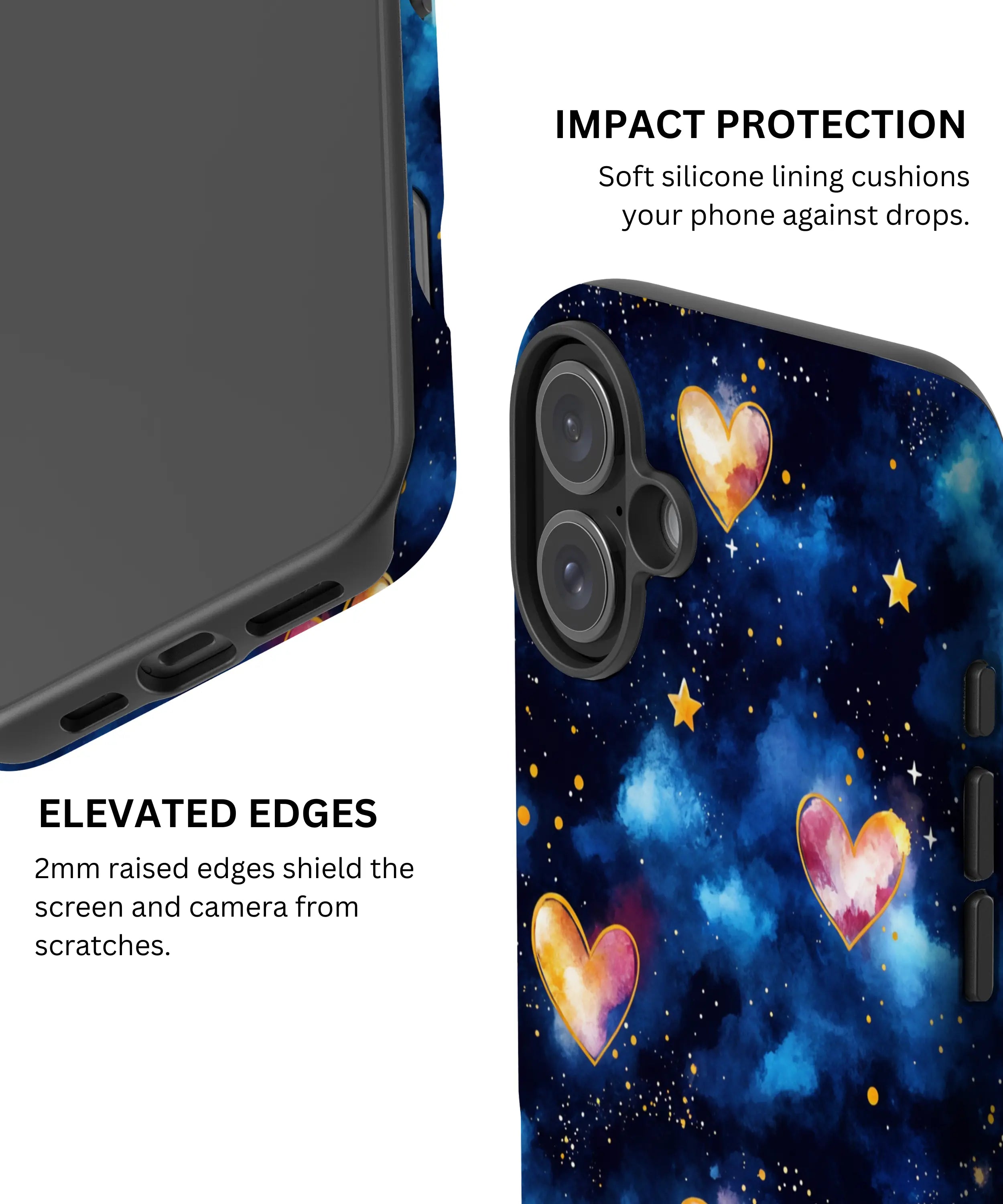 Hearts of the Cosmos - iPhone 16 Case