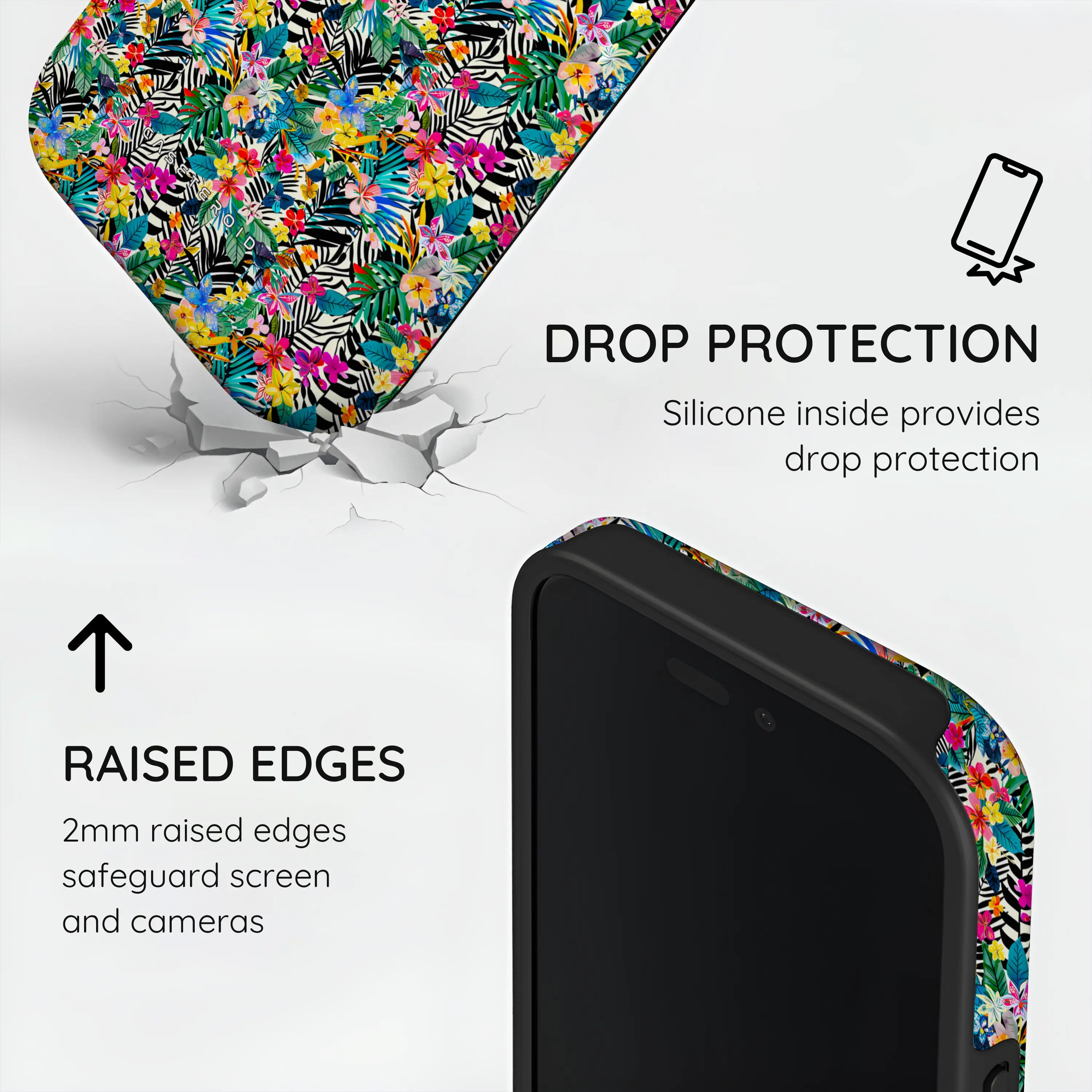 Jungle Bloom - iPhone 16 Plus Case