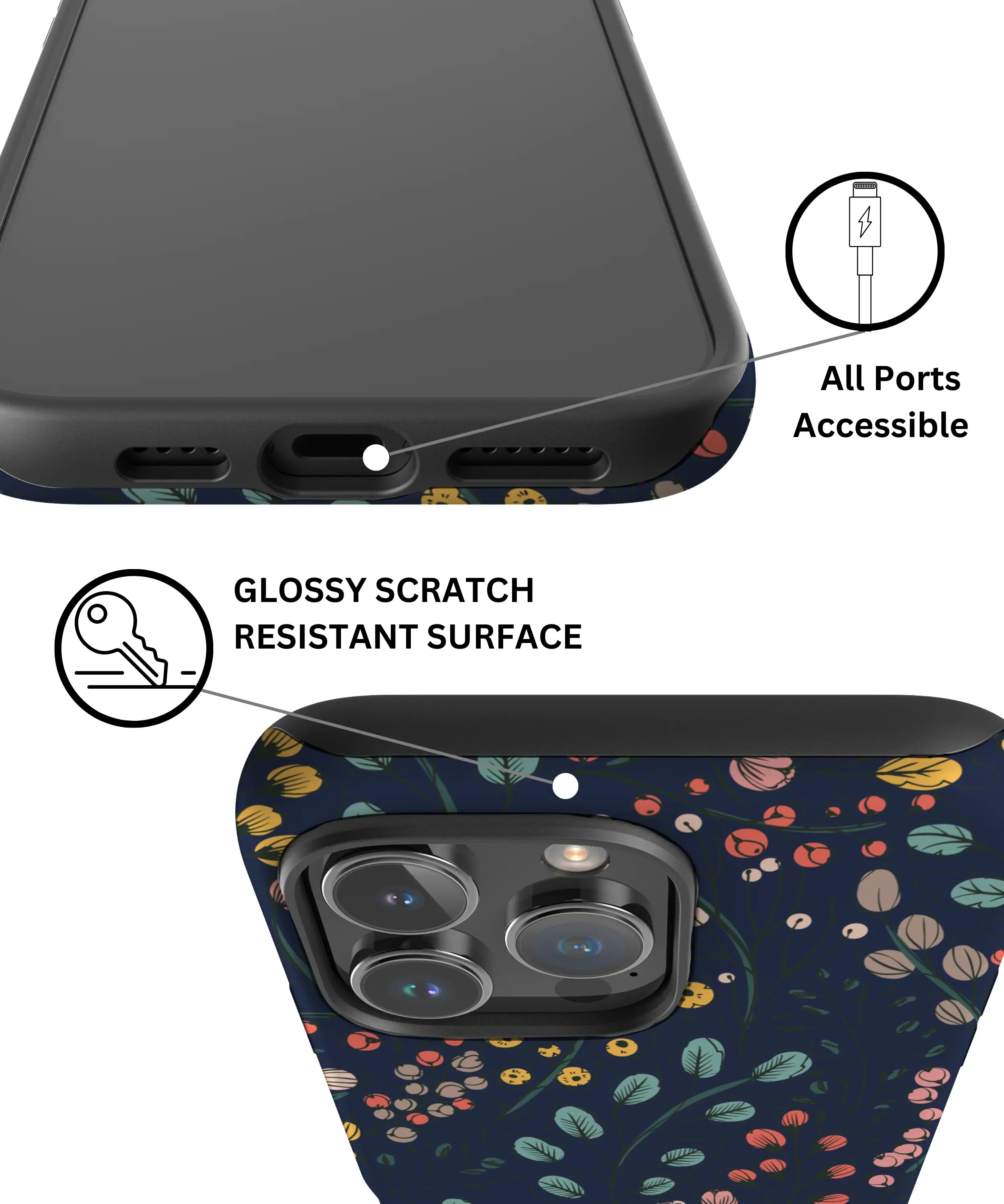 Botanical Kaleidoscope - iPhone 16 Pro Case