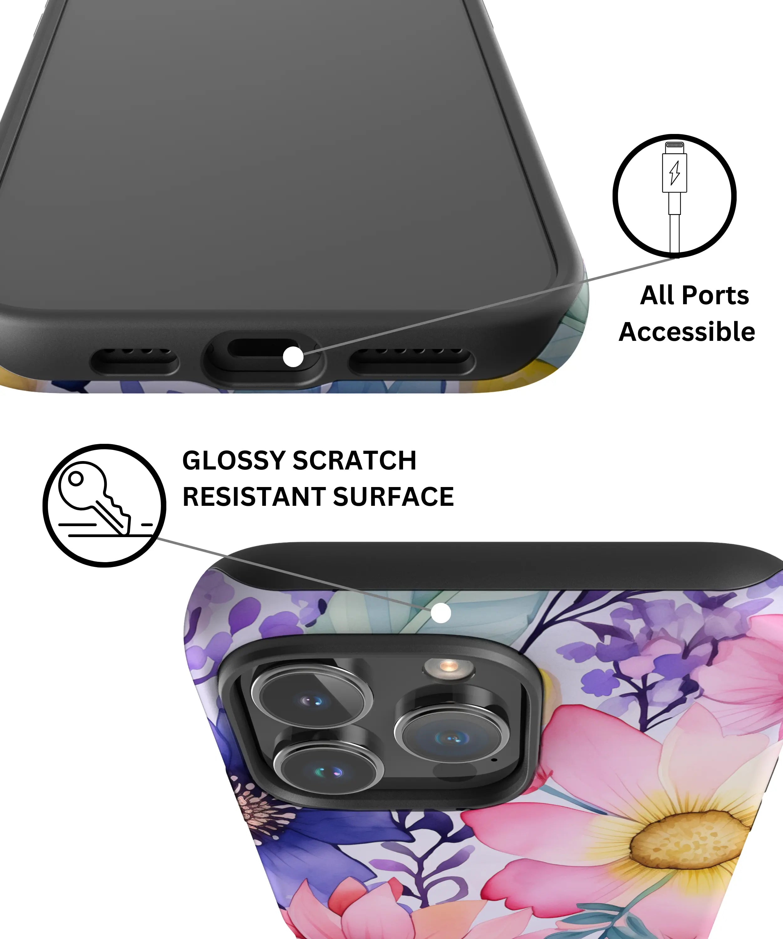 Bouquet Symphony - iPhone 16 Pro Max Case