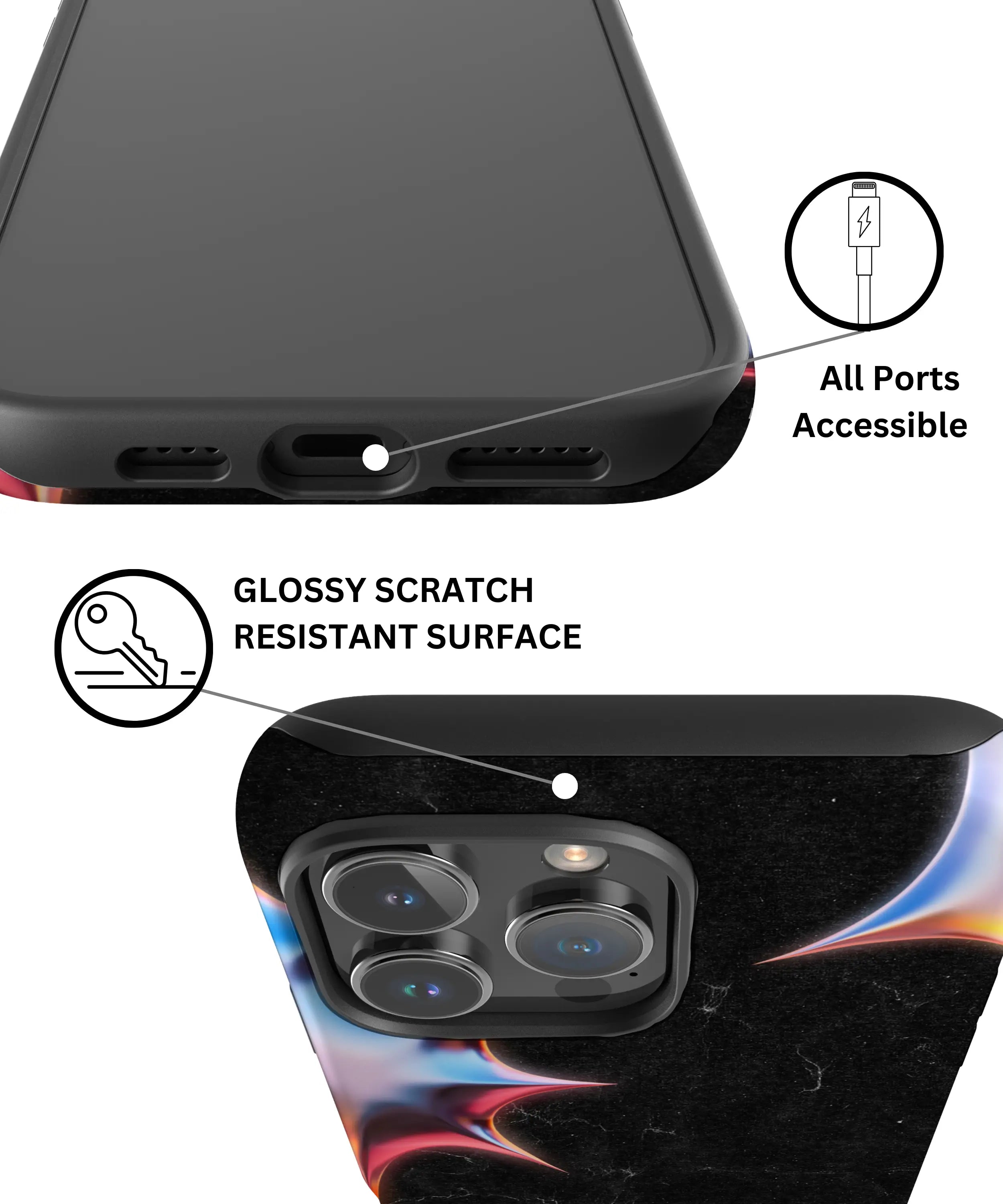 Celestial Noir Galaxy - iPhone 16 Pro Case
